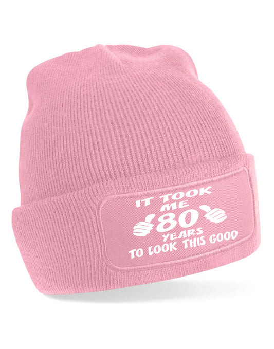 It Took 80 Years To Look This Good Beanie Hat 80th Birthday Gift Men & Women