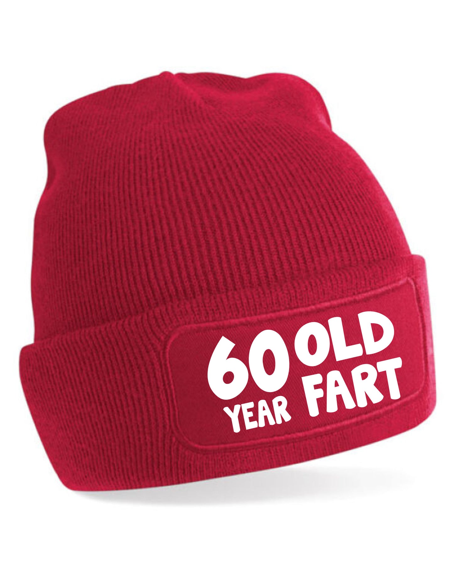 60 Year Old Fart Beanie Hat 60th Birthday Gift For Men & Ladies