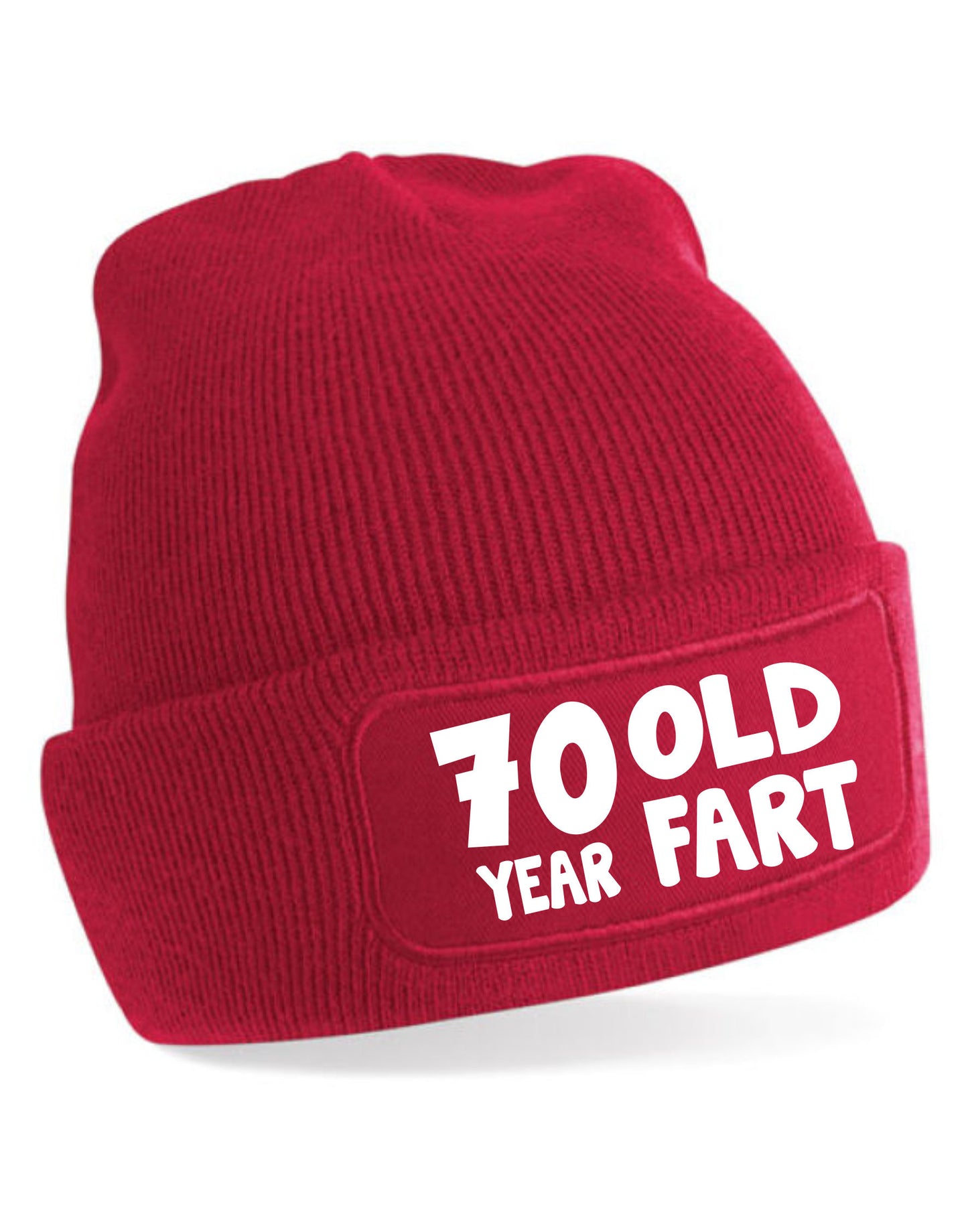 70 Year Old Fart Beanie Hat 70th Birthday Gift For Men & Ladies