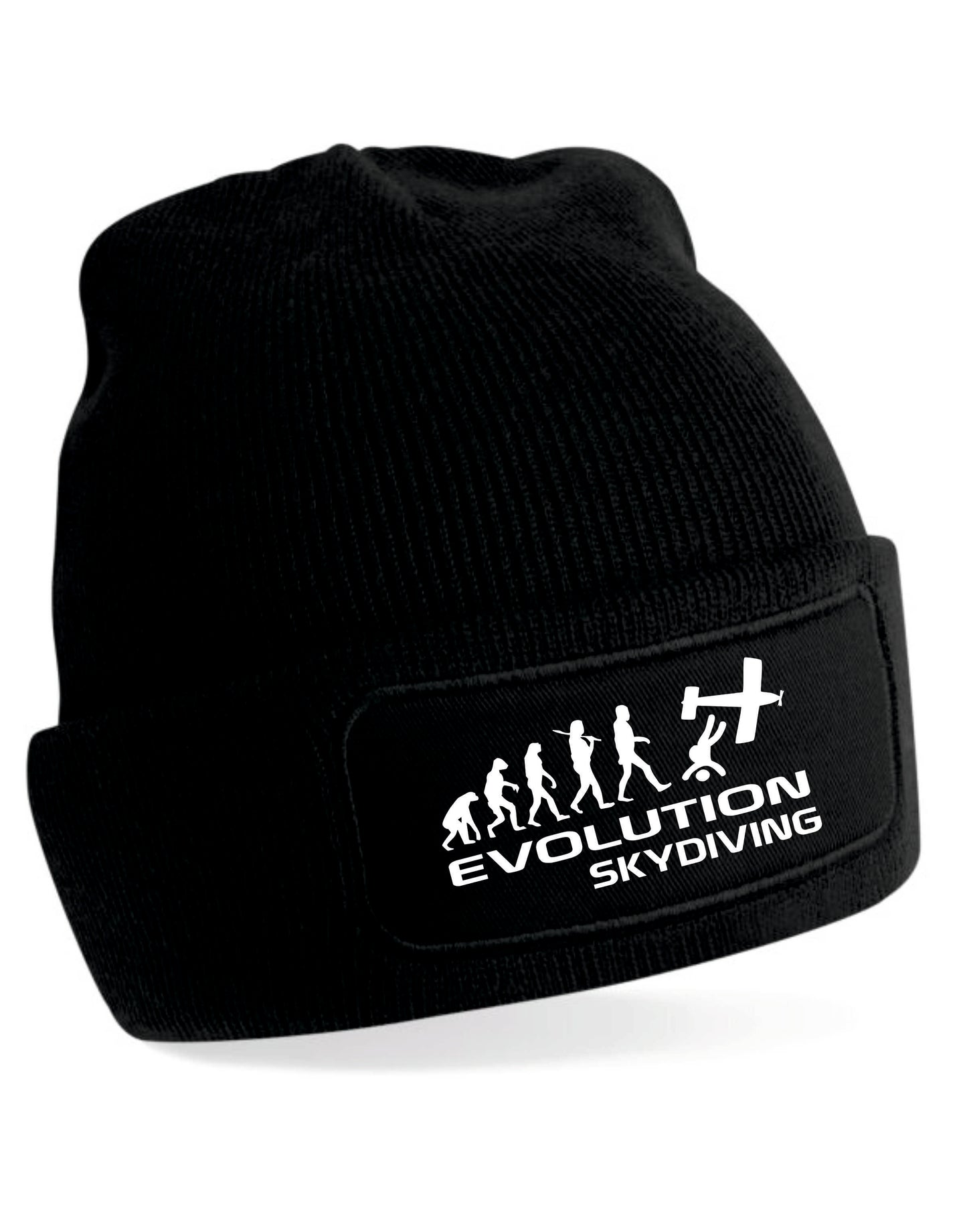Evolution Of Sky Diving Beanie Birthday Gift Great For Men & Women