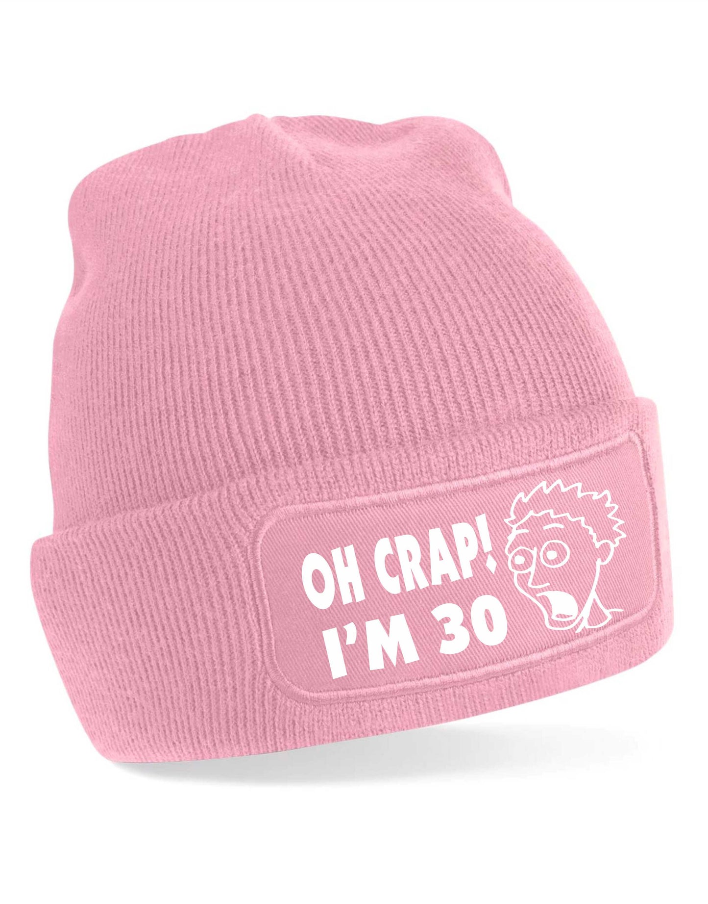 Oh Crap I'm 30 Beanie Hat 30th Birthday Gift For Men & Ladies
