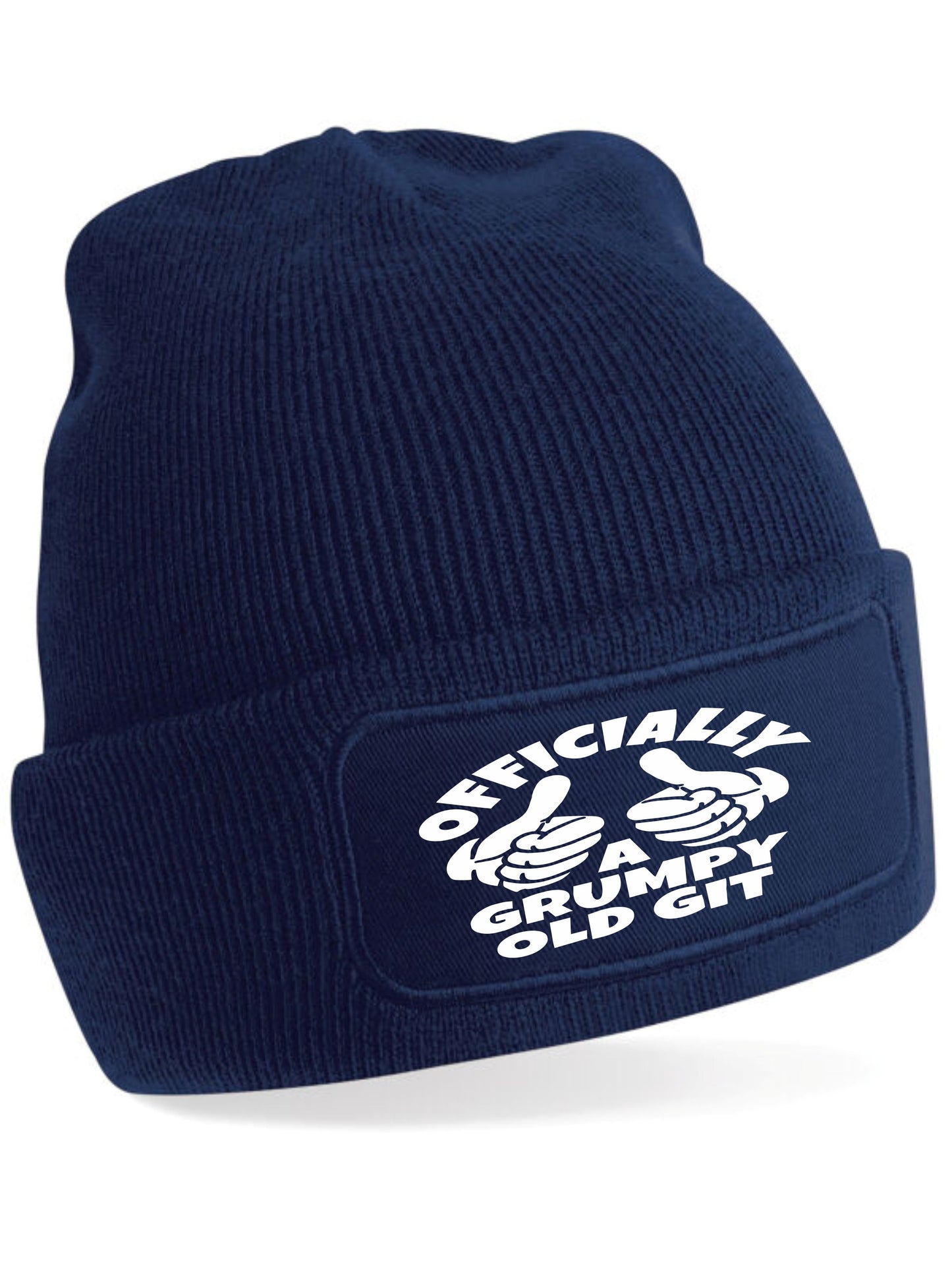 Officially A Grumpy Old Git Beanie Hat Birthday Father's Day Gift For Men