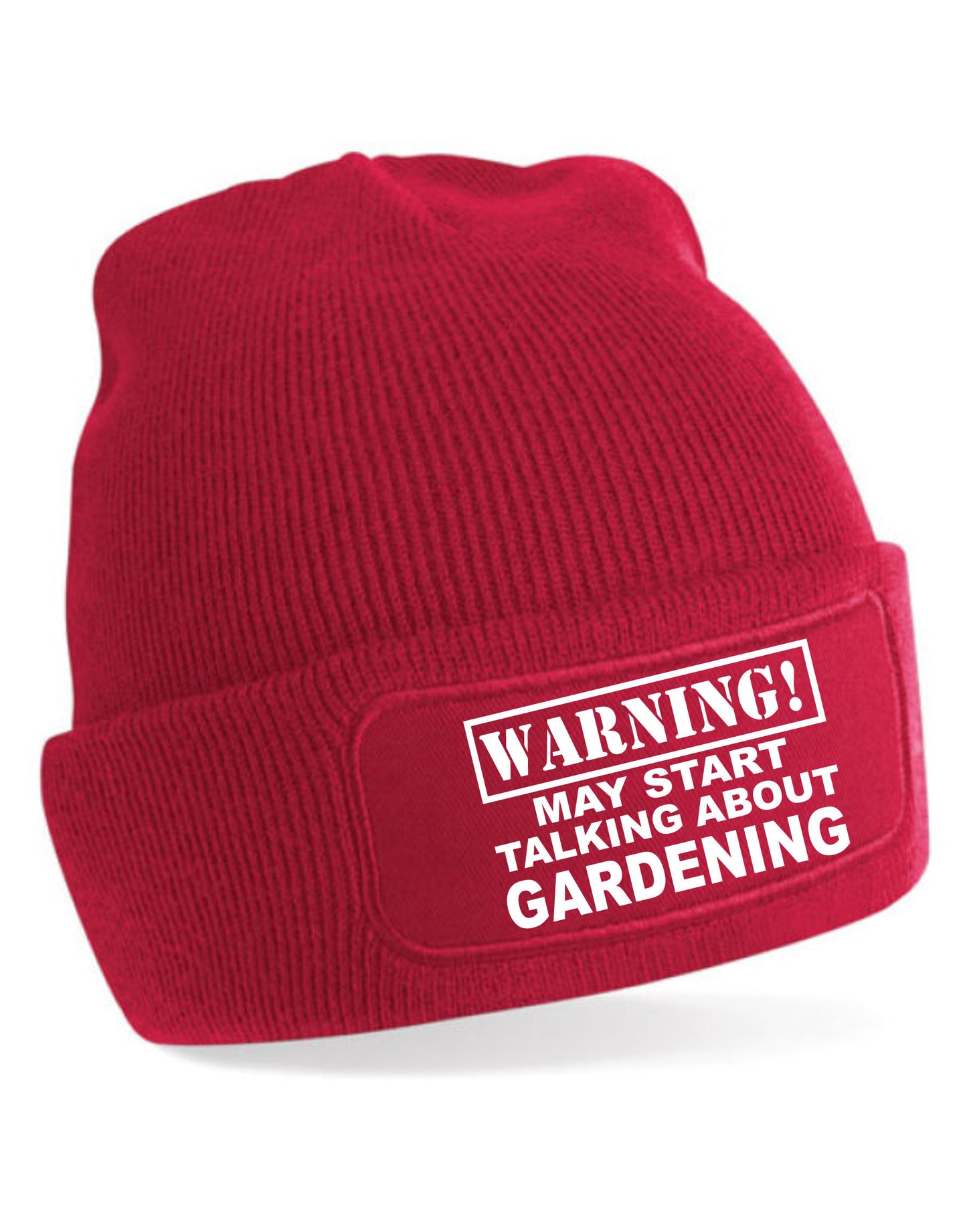 May Talk About Gardening Beanie Hat Gardeners Gift for Men Women Gardeners Hat