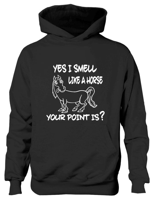 Yes I Smell Like A Horse Pony Horse Riding Kids Hoodie