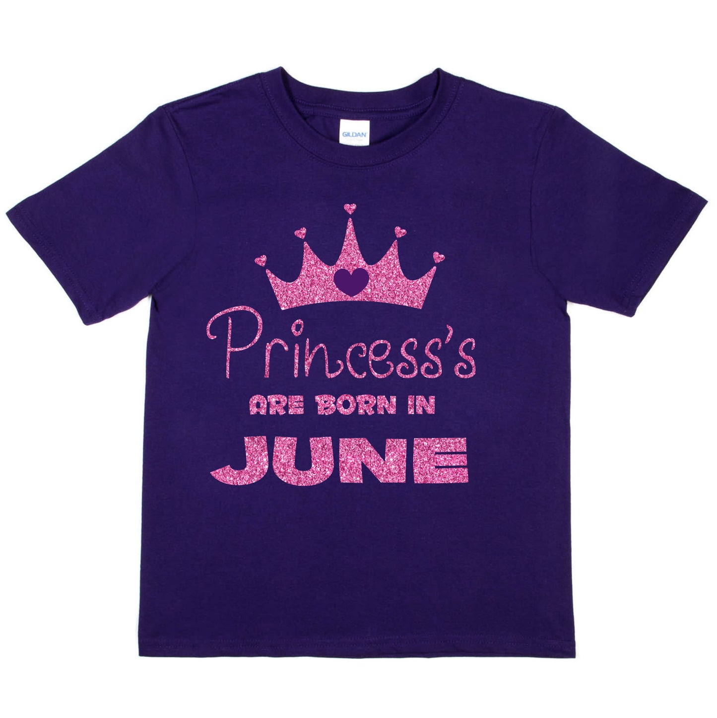 Birthday Girls T-shirt Princess's Are Born In June T-Shirt