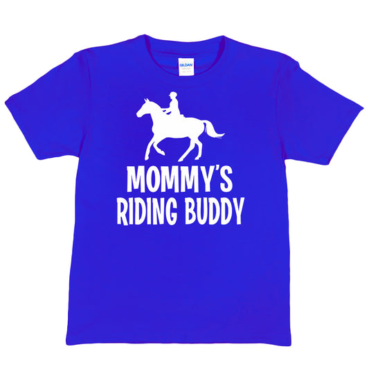Mommy's Horse Riding Buddy T-Shirt