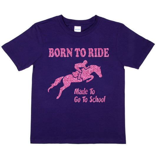 Born To Ride Horses Forced To Go To School Pony Birthday