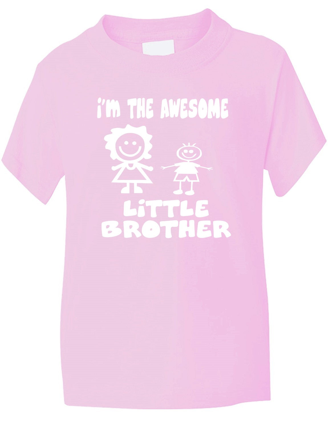 I'm The Awesome Little Brother Of Big Sister Kids T-Shirt