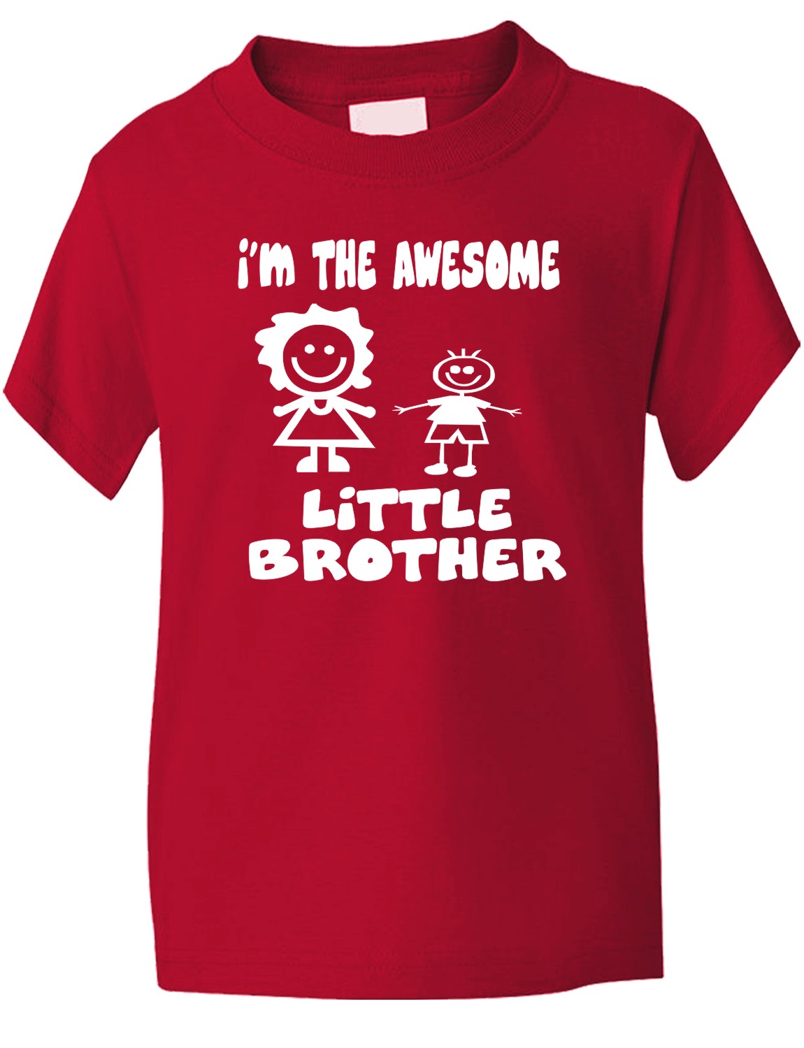 I'm The Awesome Little Brother Of Big Sister Kids T-Shirt