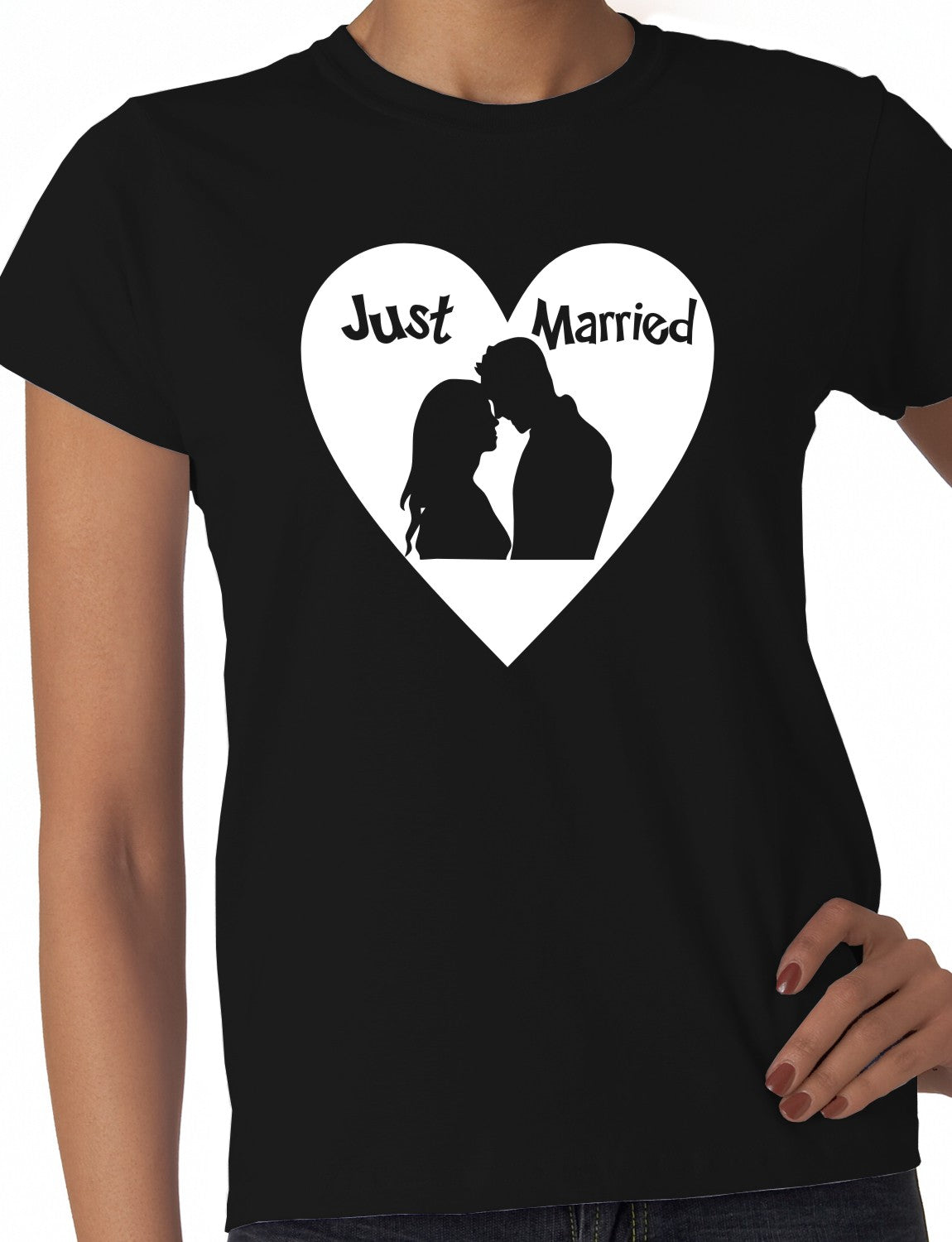 Just Married Ladies T-Shirt