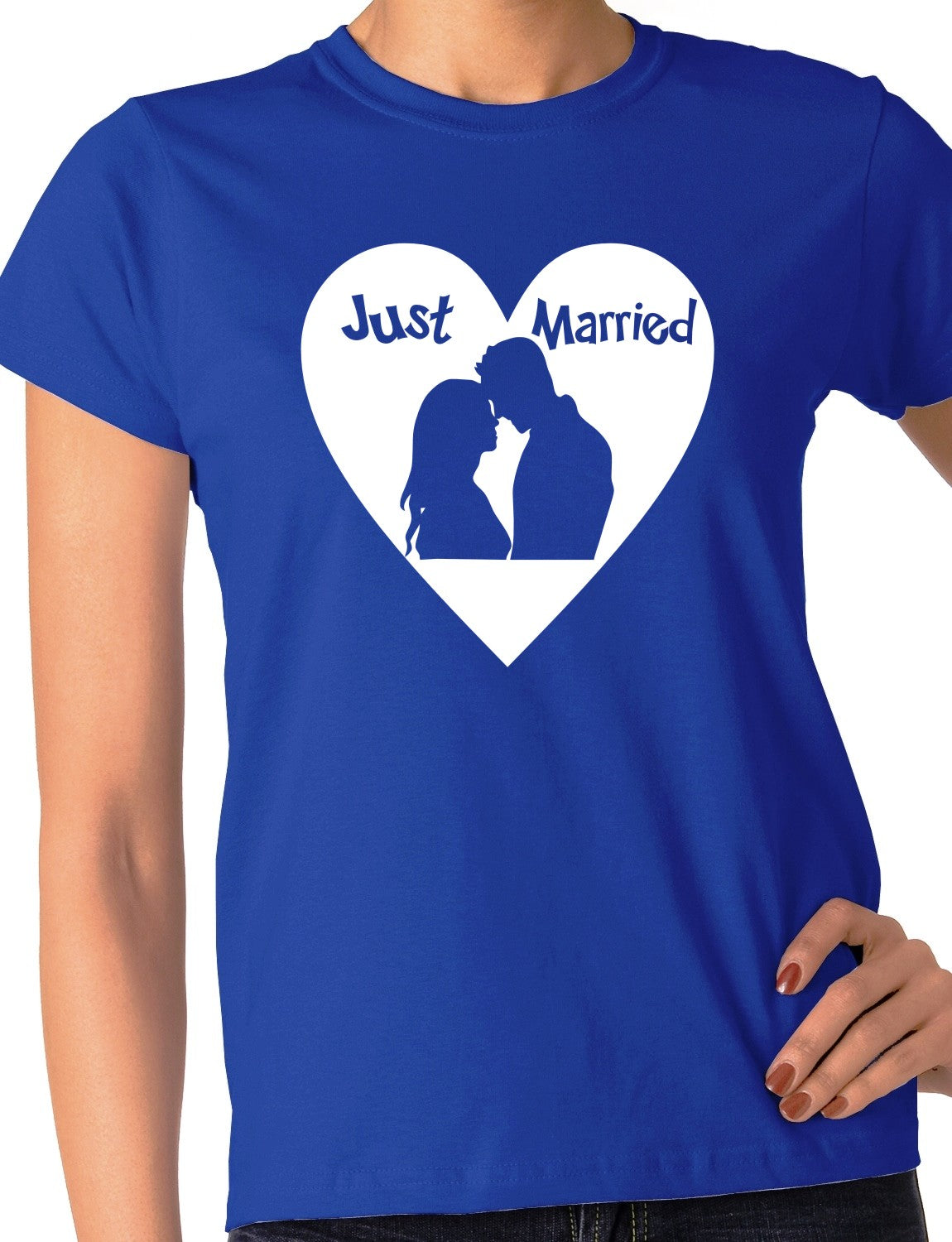 Just Married Ladies T-Shirt