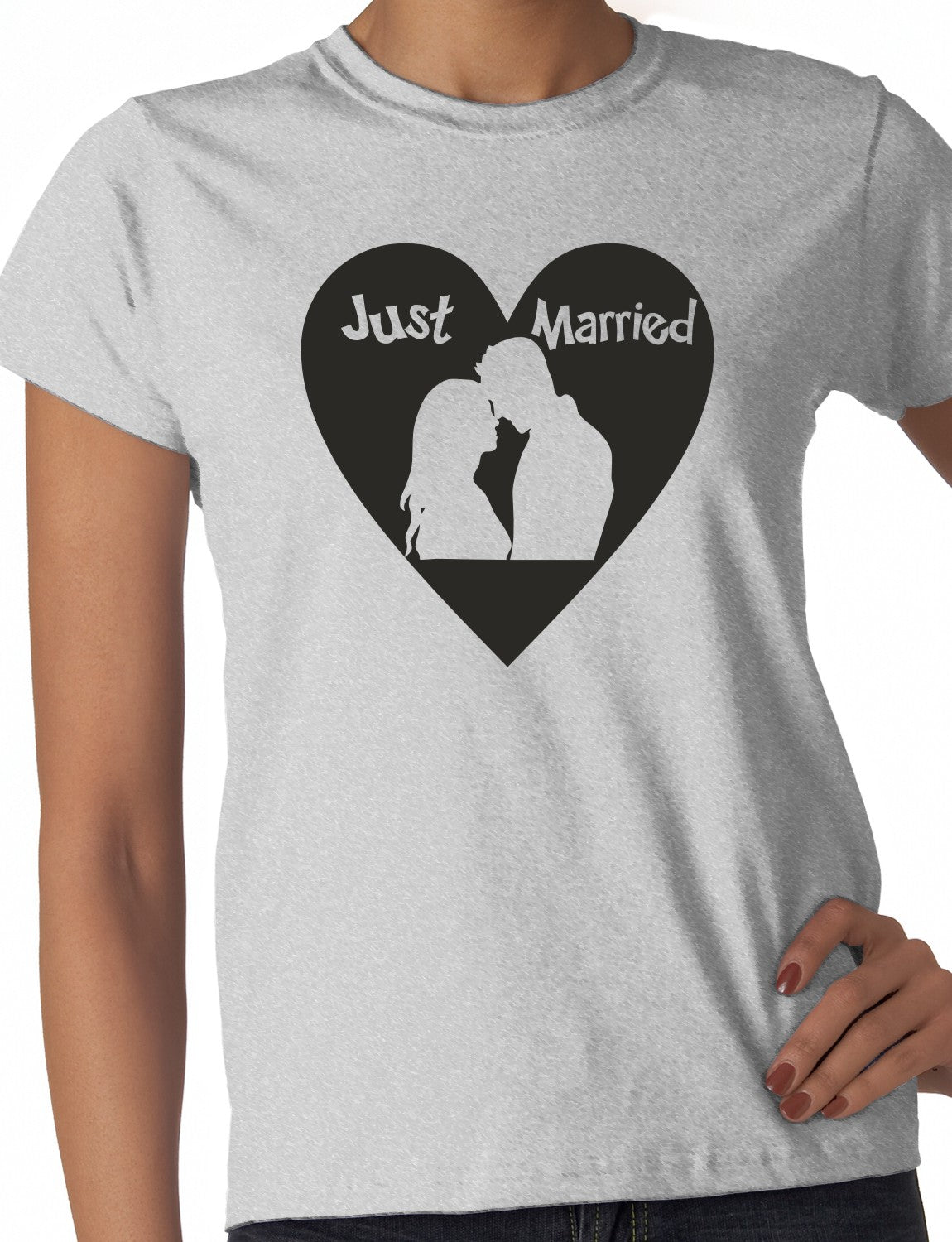 Just Married Ladies T-Shirt