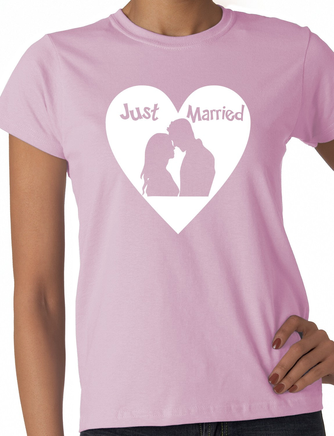 Just Married Ladies T-Shirt