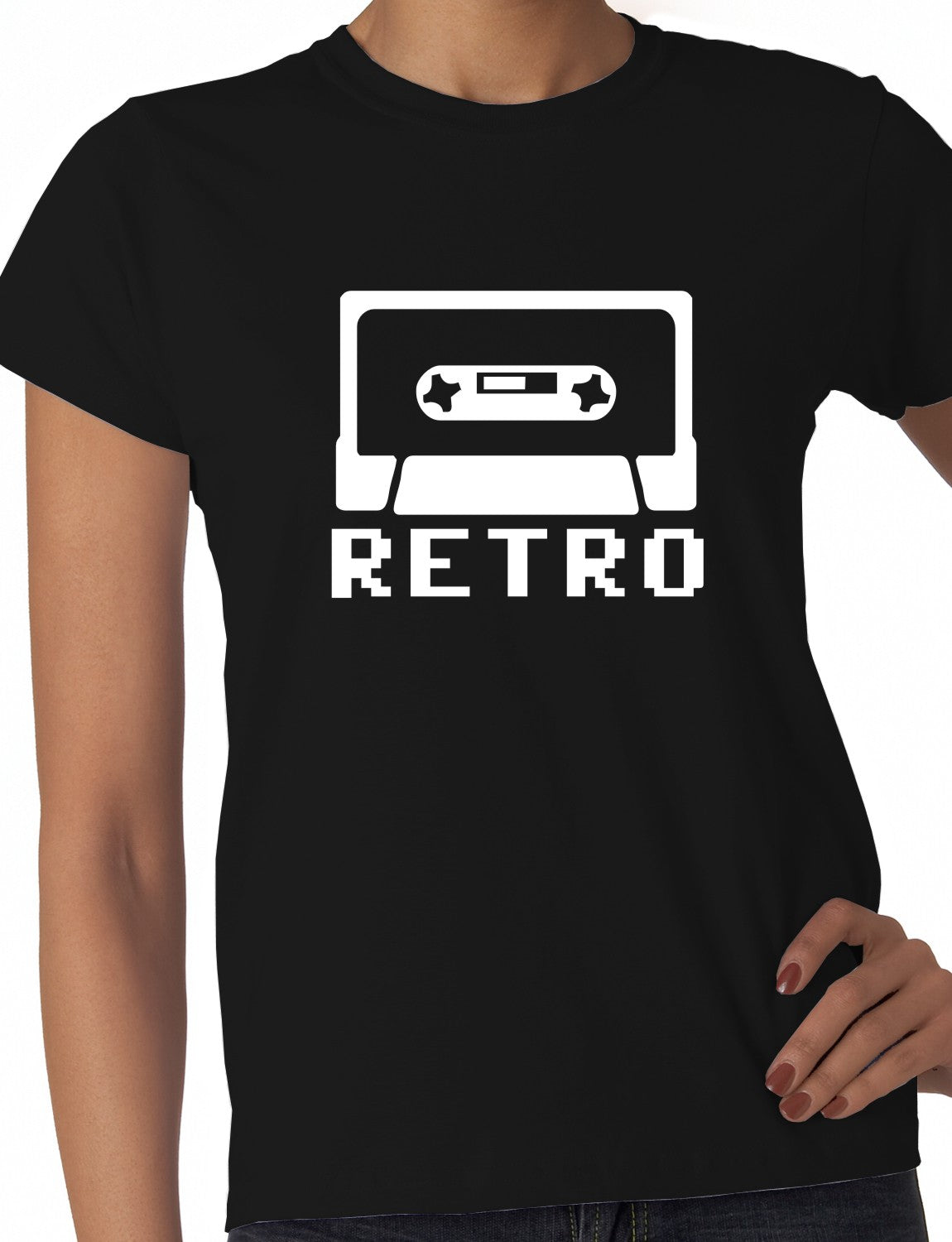Retro Music Ladies T-shirt