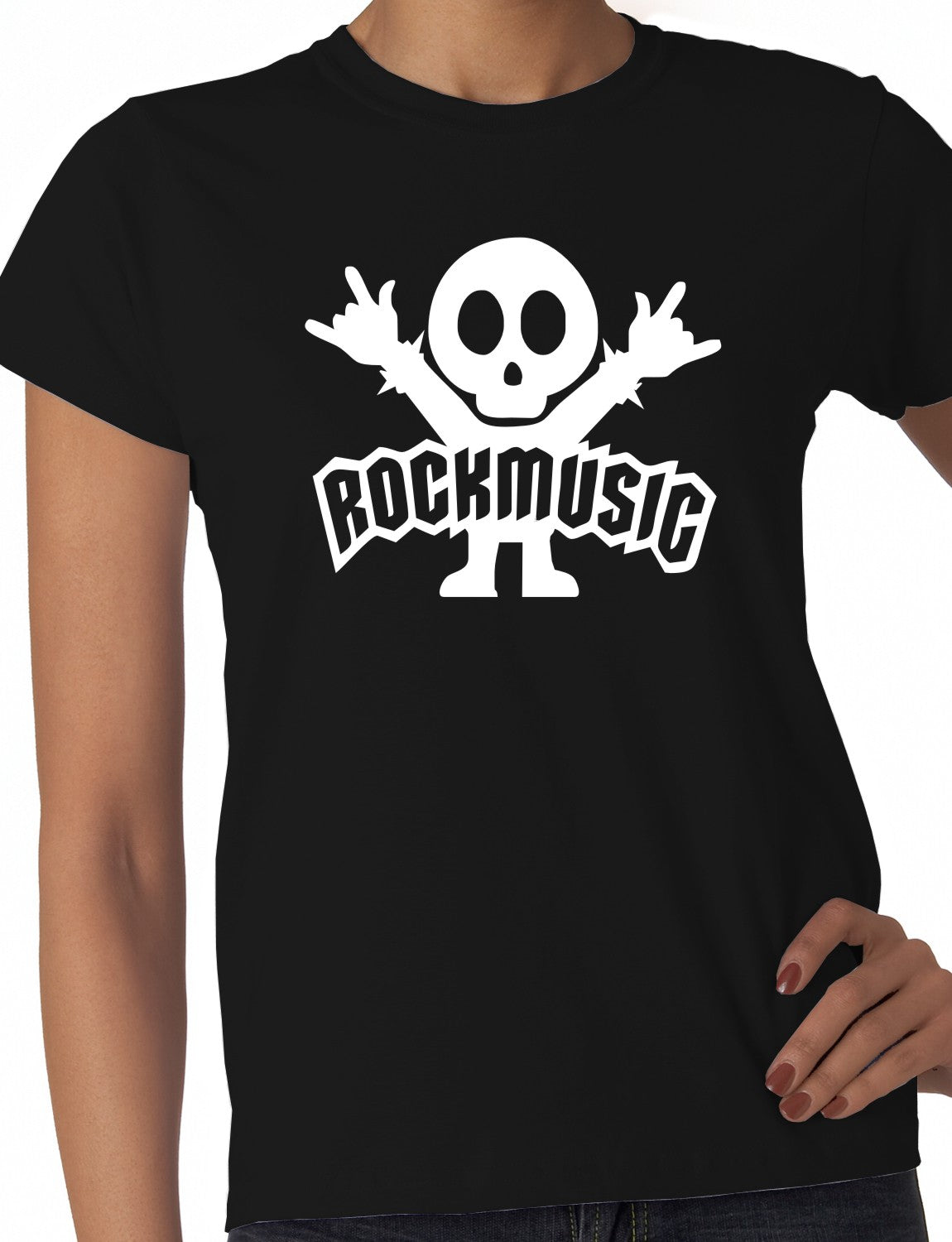 Rock Music Ladies T Shirt