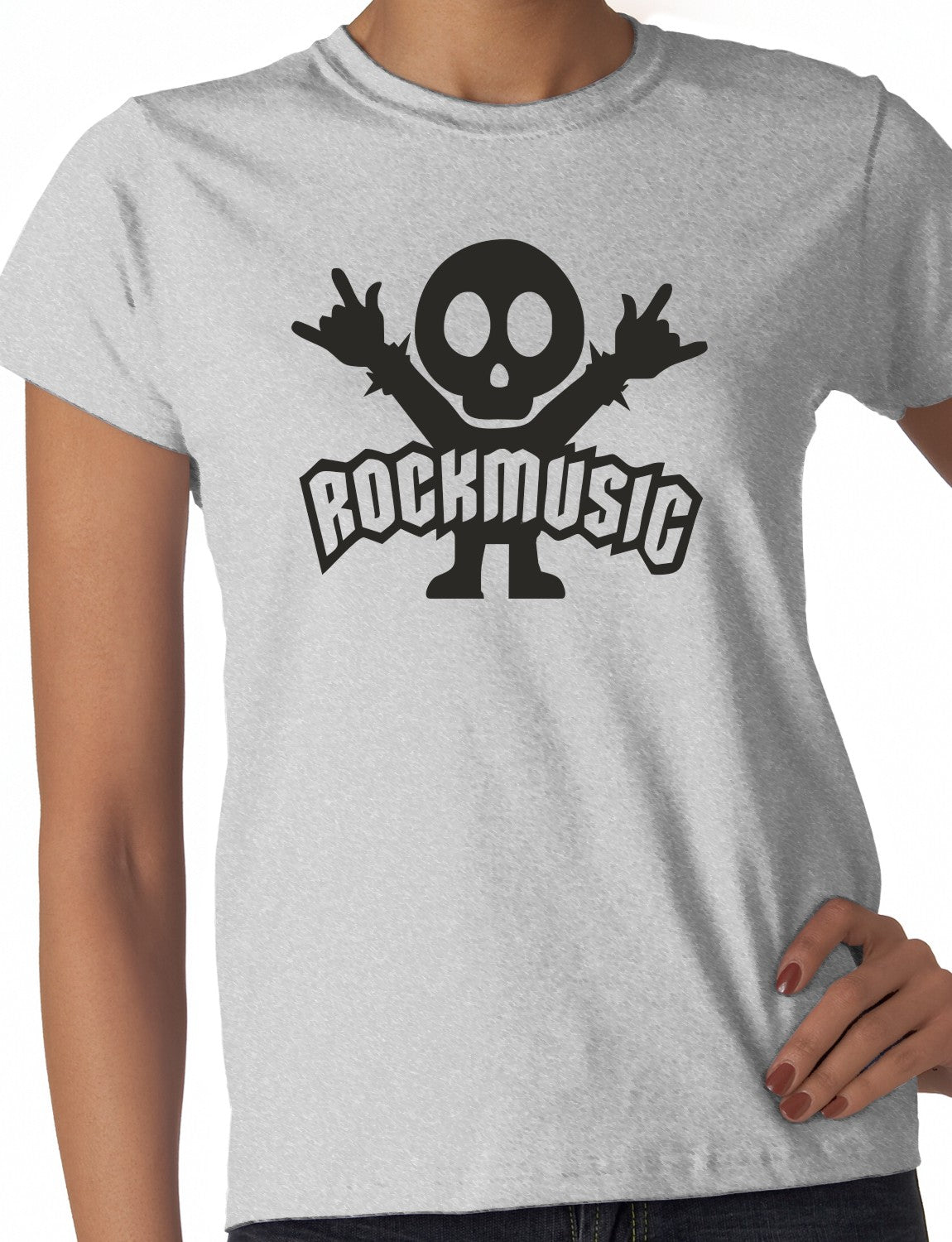 Rock Music Ladies T Shirt