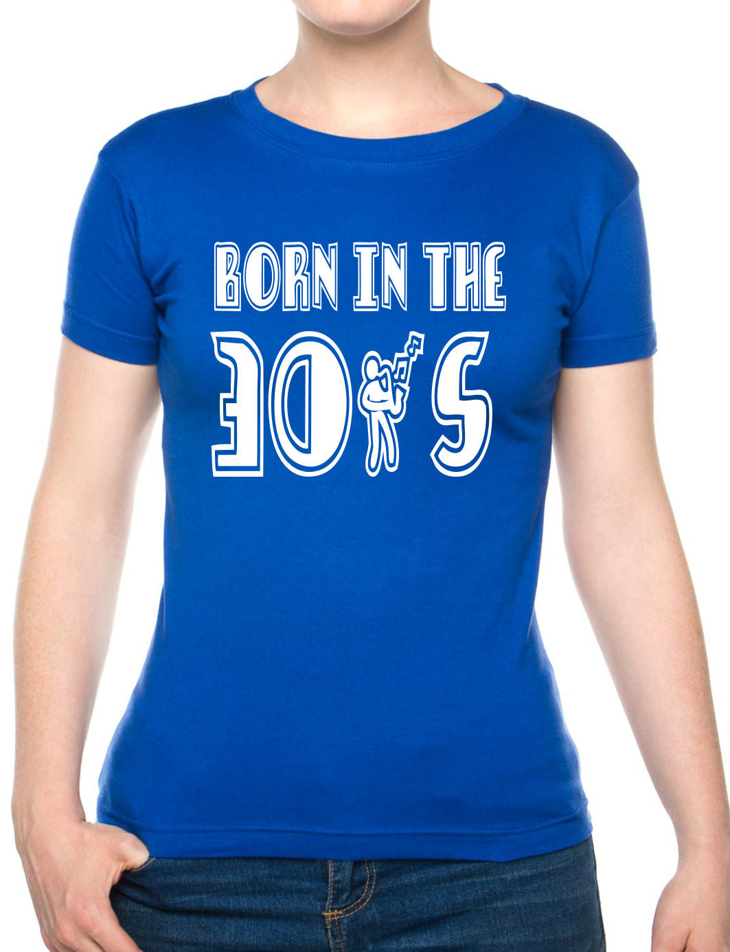 Born In The 30's Thirties Birthday Funny Ladies T Shirt