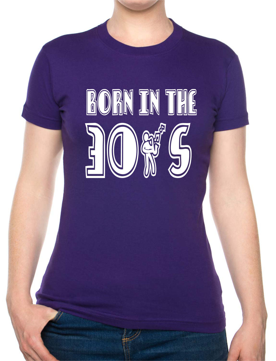 Born In The 30's Thirties Birthday Funny Ladies T Shirt