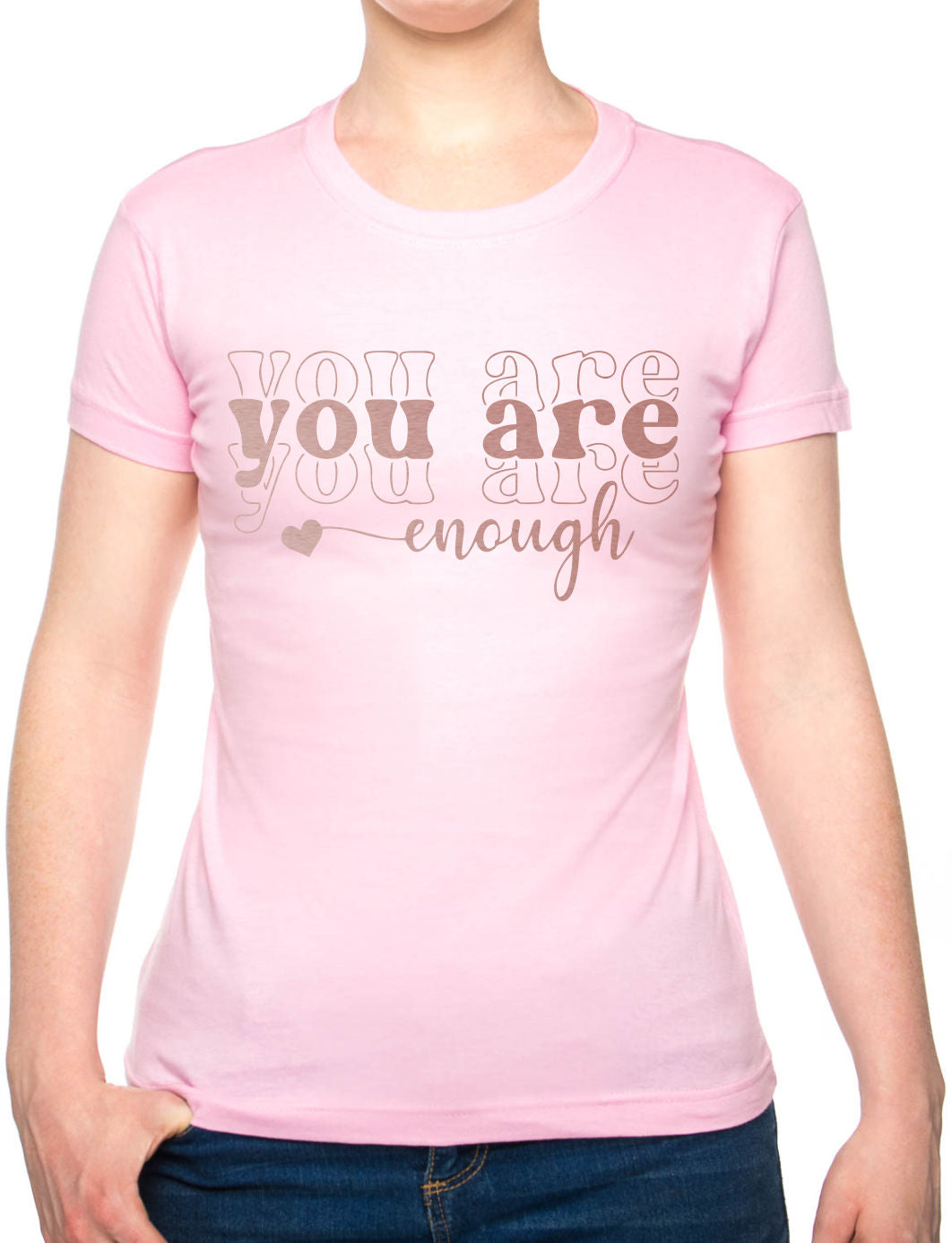 You Are Enough Metal Awareness Self Love Womens T-Shirt Tee