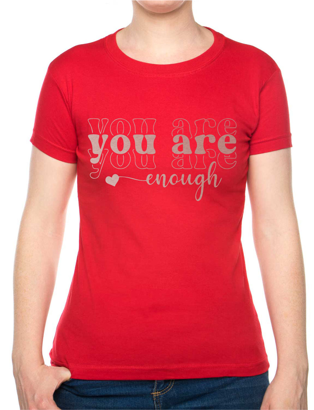 You Are Enough Metal Awareness Self Love Womens T-Shirt Tee