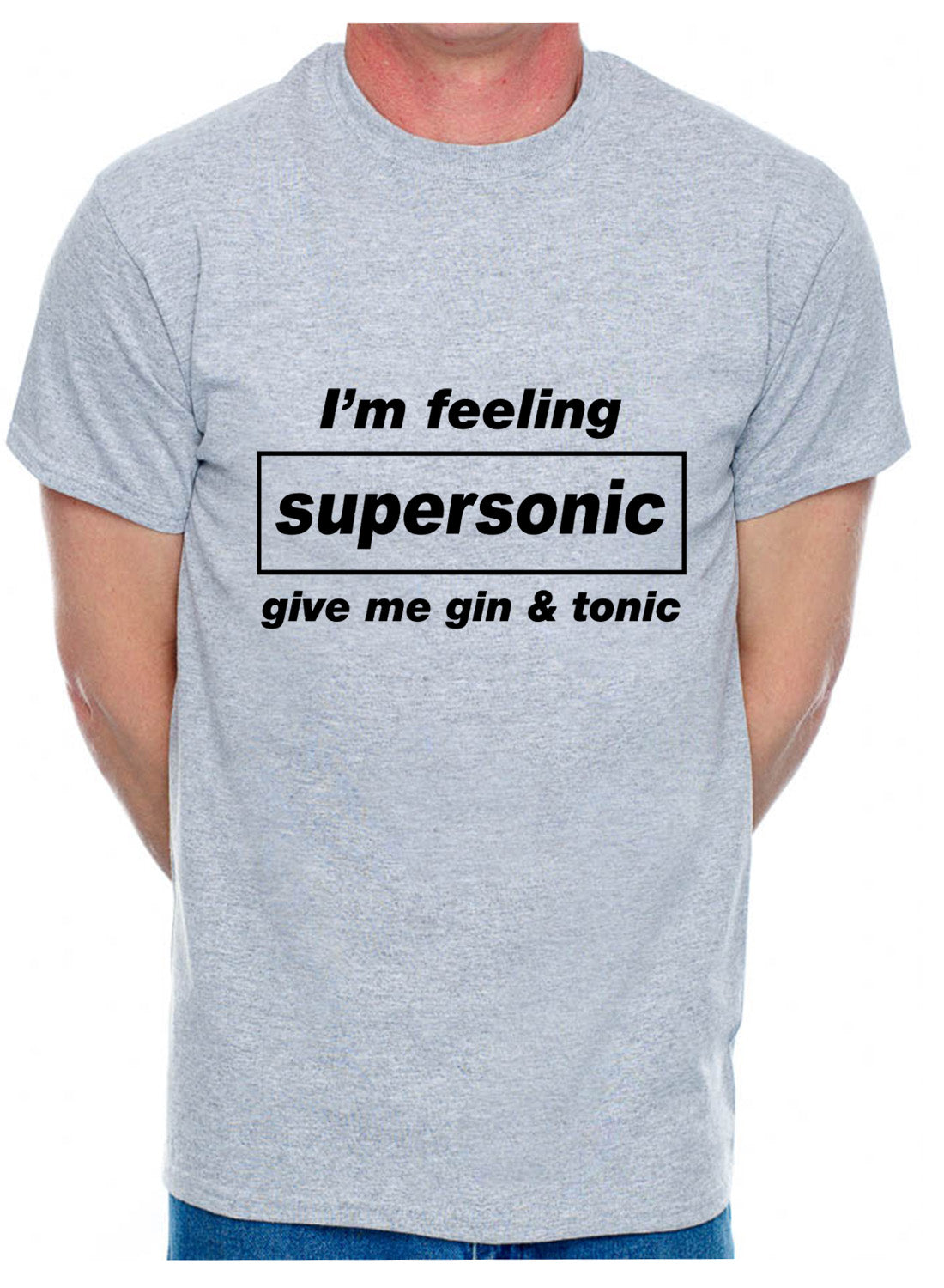 Supersonic Give Me Gin & Tonic Mens T-Shirt