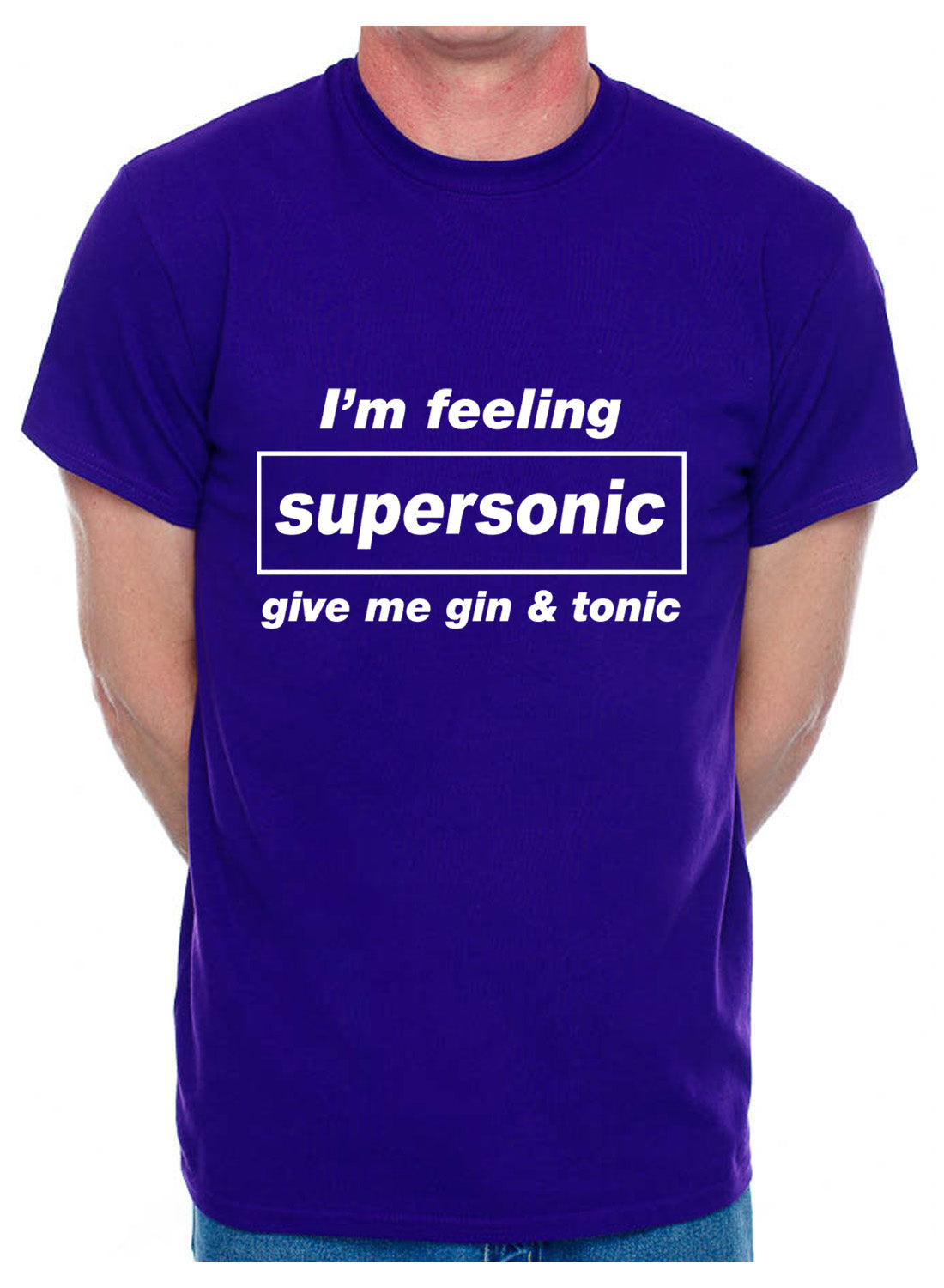 Supersonic Give Me Gin & Tonic Mens T-Shirt