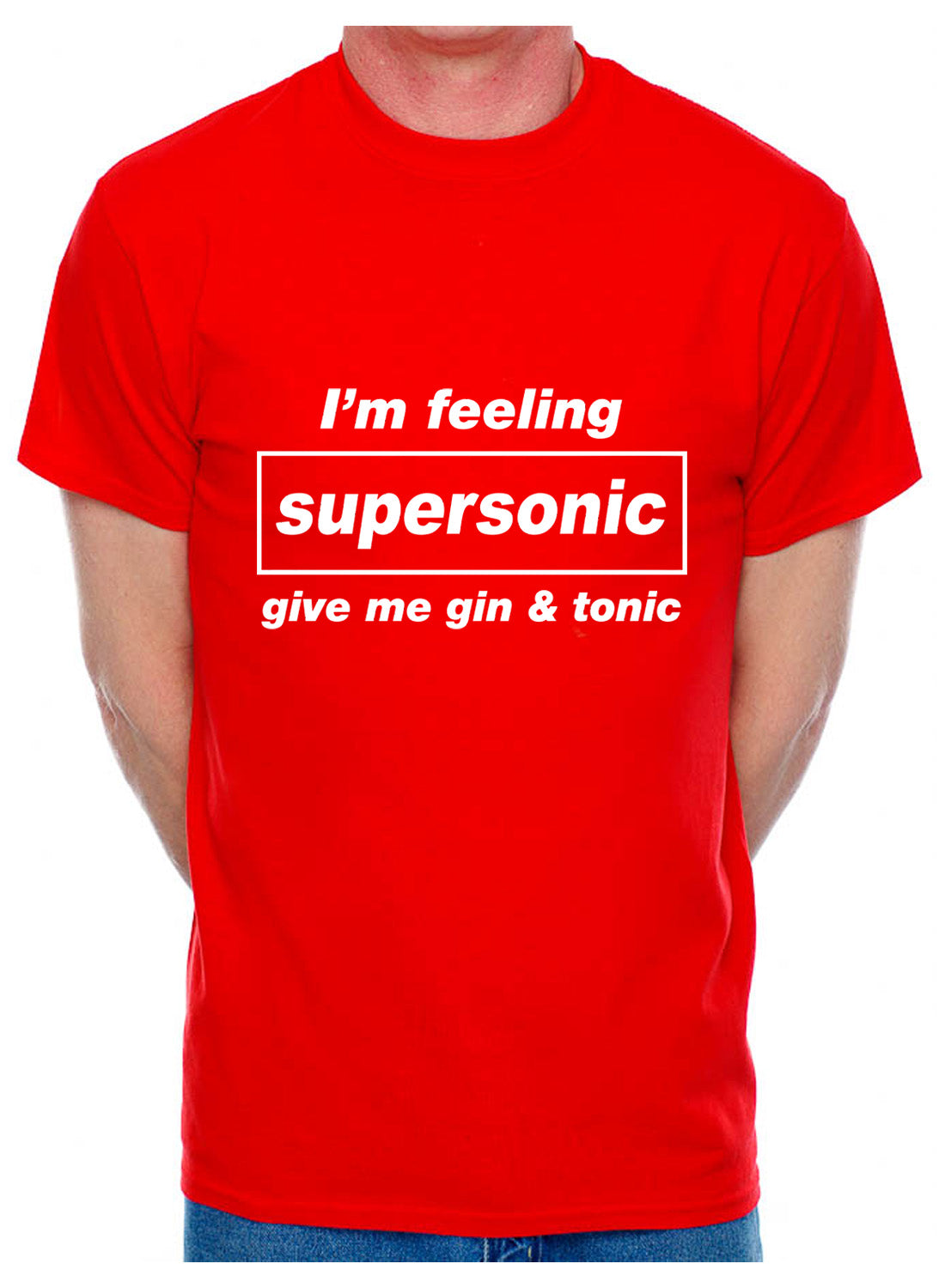 Supersonic Give Me Gin & Tonic Mens T-Shirt