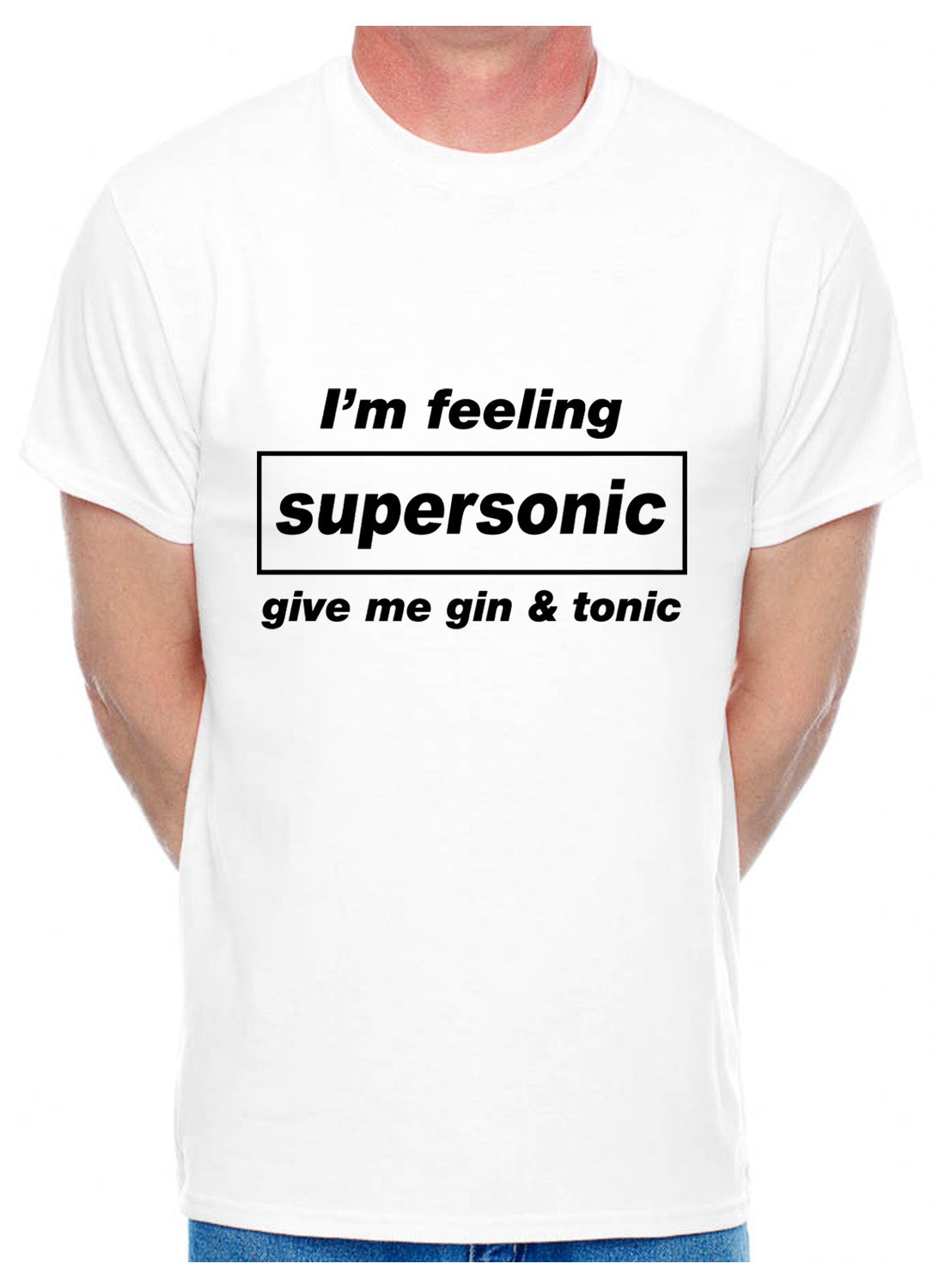 Supersonic Give Me Gin & Tonic Mens T-Shirt