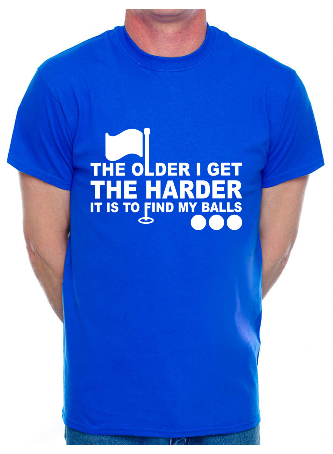 Golf Older I Get Harder To Find Balls Golfer's Mens T-Shirt