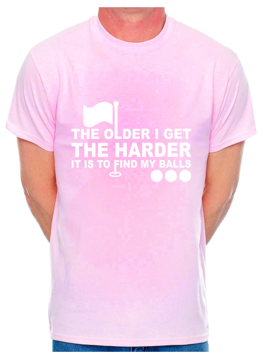 Golf Older I Get Harder To Find Balls Golfer's Mens T-Shirt