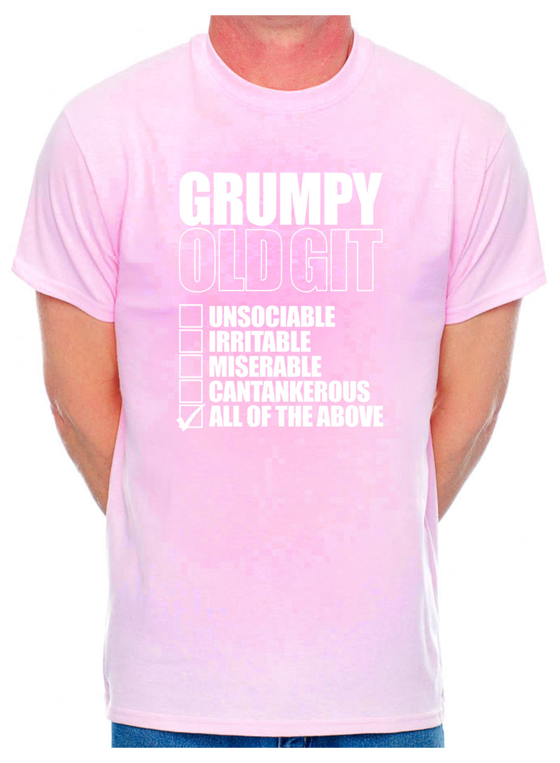Grumpy Git Checklist Retirement Present Mens T-Shirt
