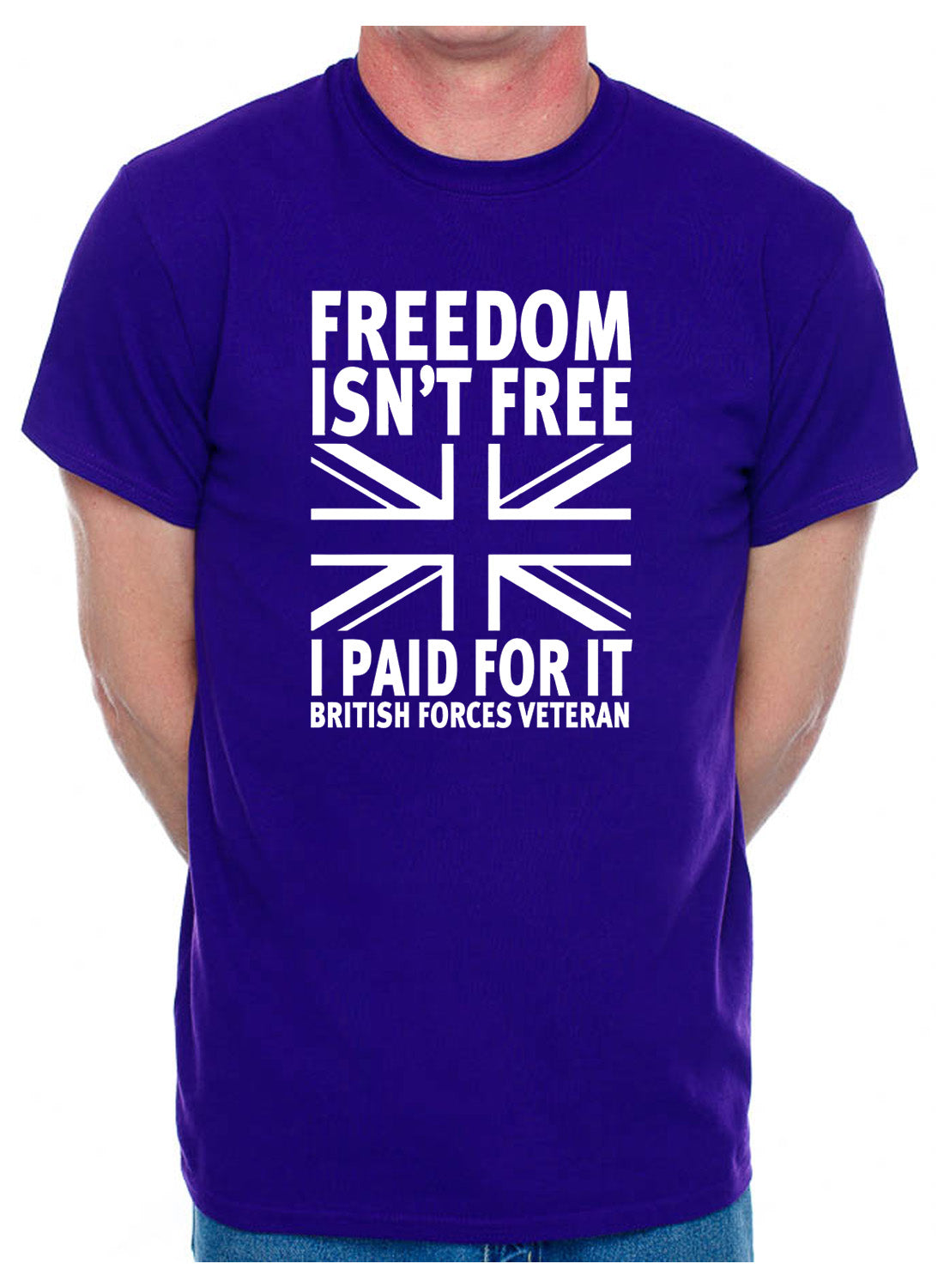 Freedom Isn't Free British Armed Forces Veteran Gift Mens T-Shirt