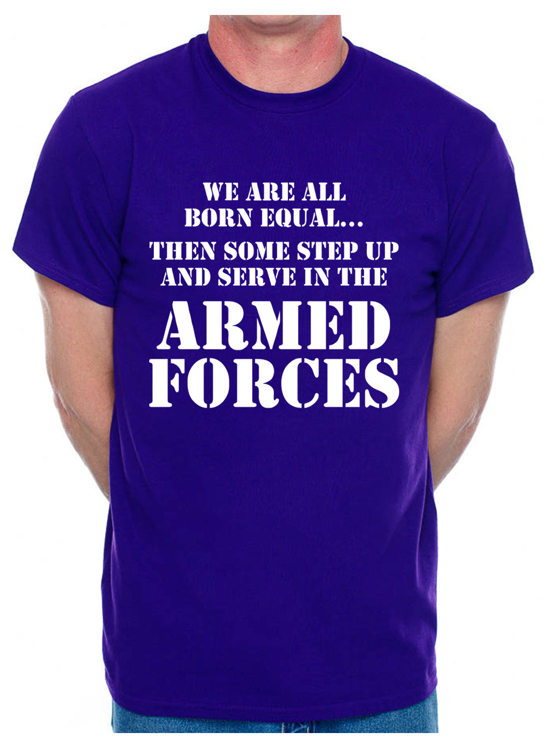 Armed Forces Army Navy Raf Gift Mens T-Shirt
