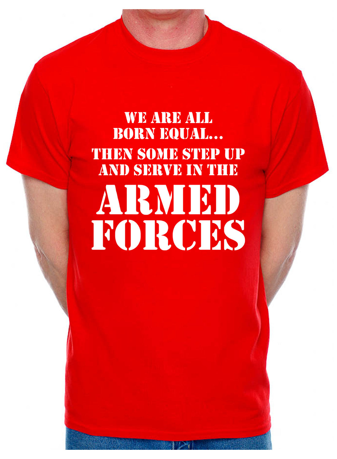 Armed Forces Army Navy Raf Gift Mens T-Shirt
