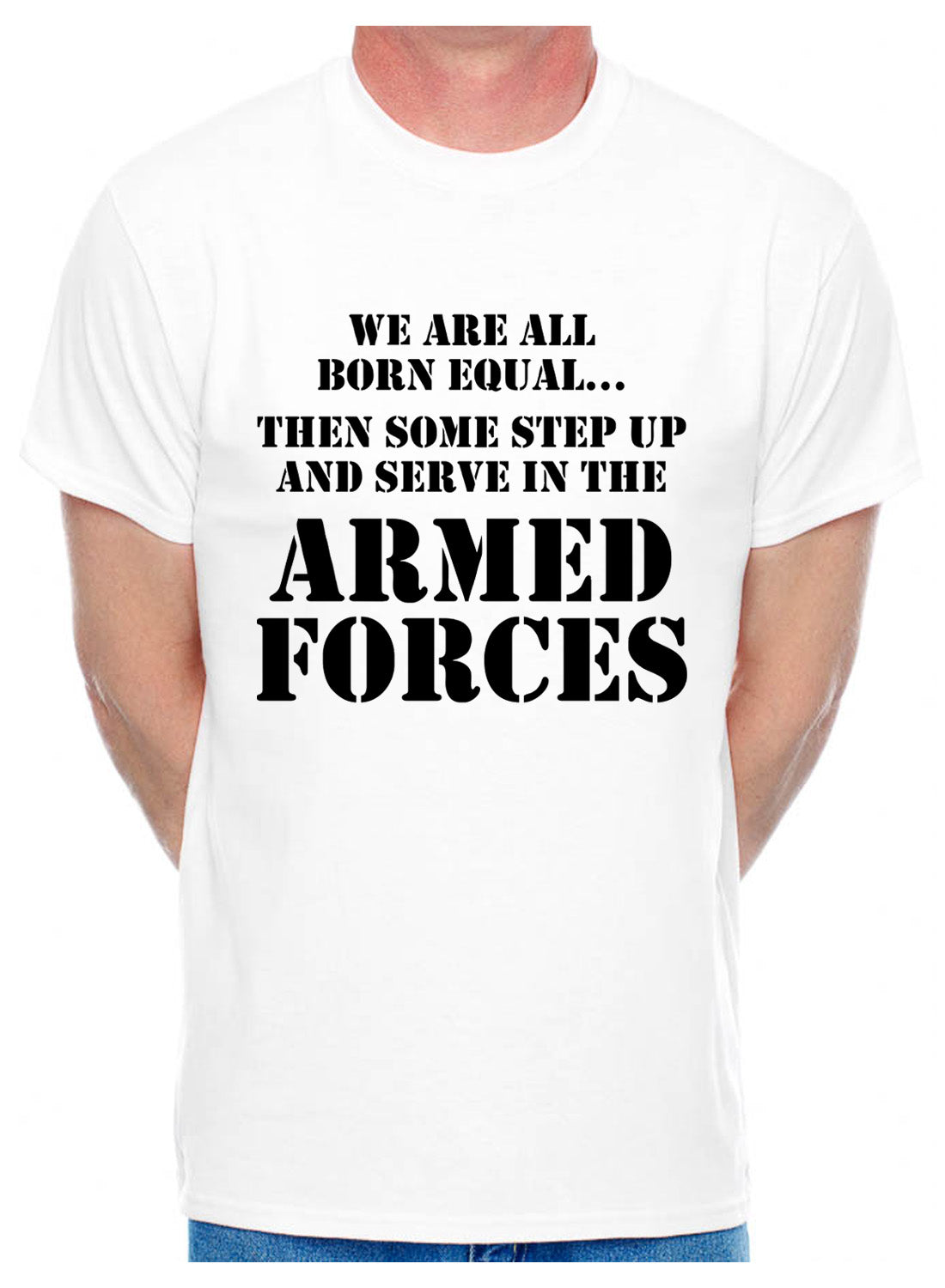 Armed Forces Army Navy Raf Gift Mens T-Shirt