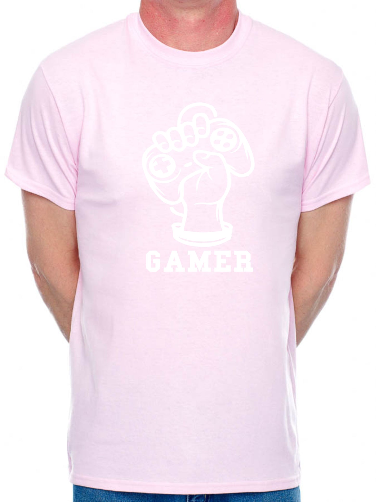 Gamer Fist Gaming T-Shirt Slogan Gamer X-Box Retro Gift Mens T-Shirt