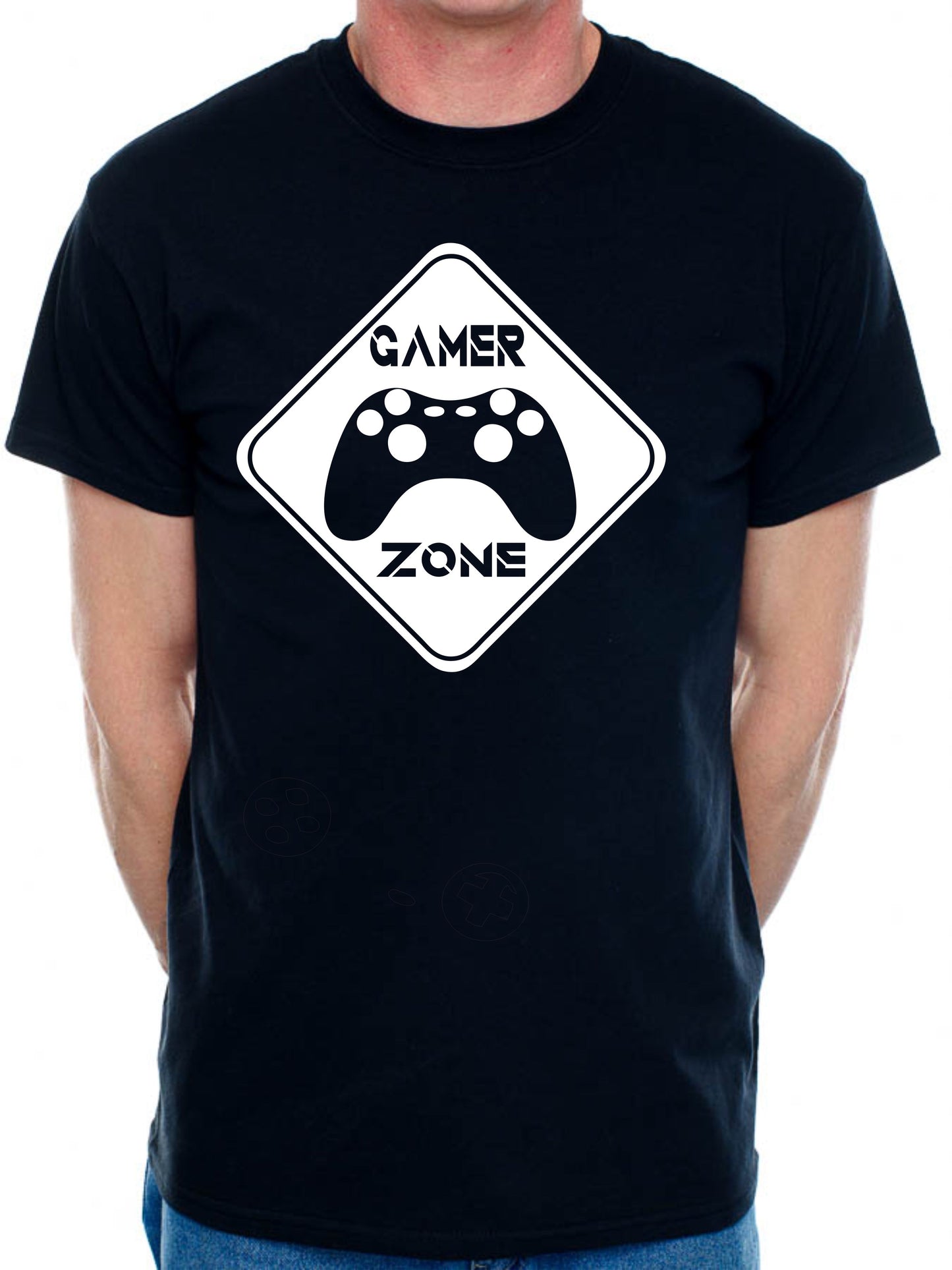 Gamer Zone Gift Gamer X-Box Retro Mens T-Shirt Gaming T-Shirt Slogan