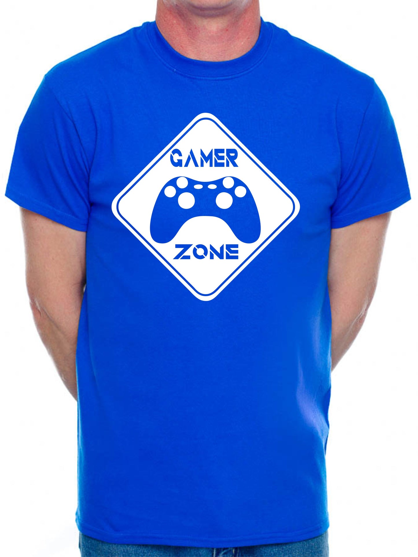 Gamer Zone Gift Gamer X-Box Retro Mens T-Shirt Gaming T-Shirt Slogan