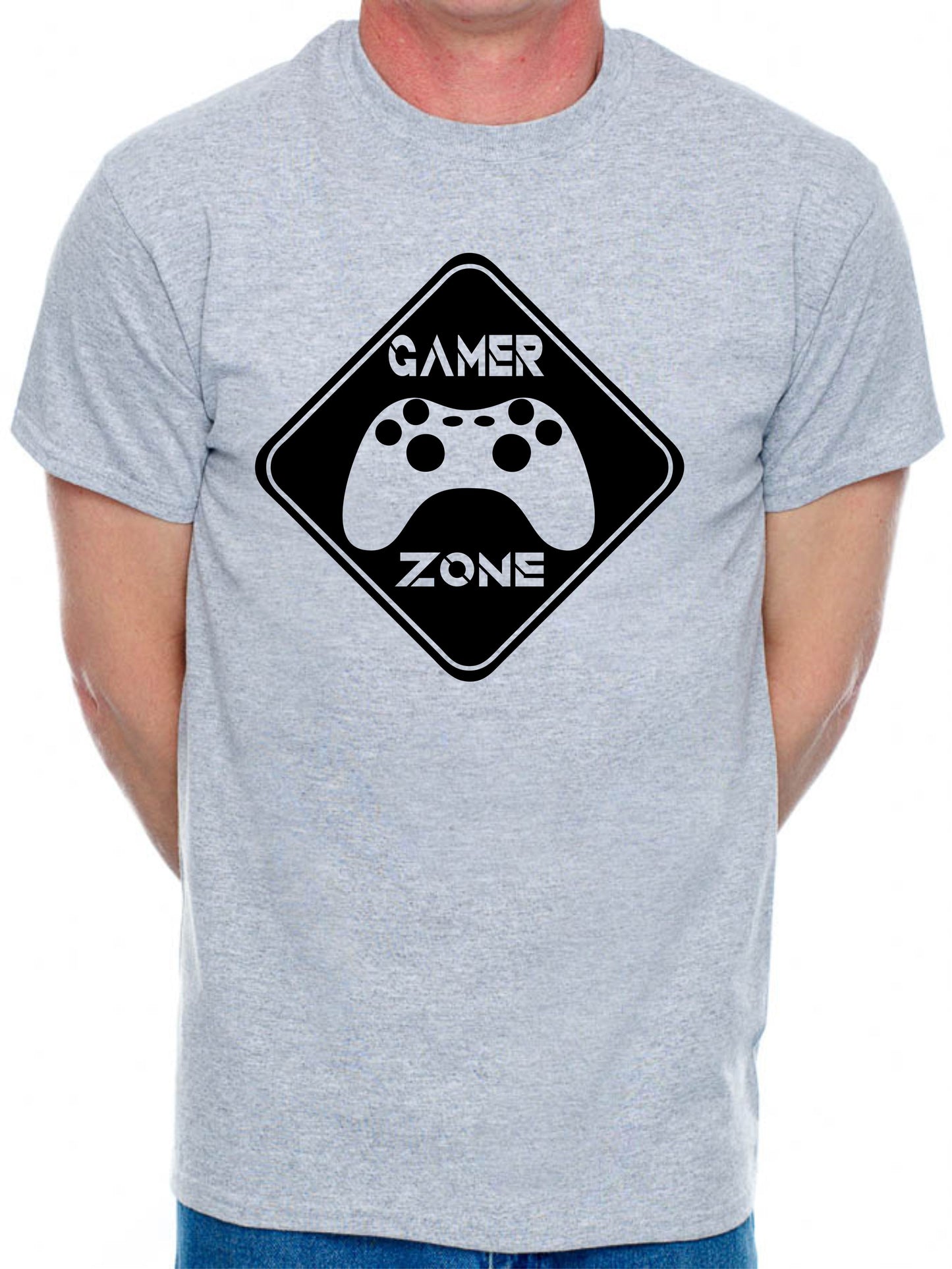 Gamer Zone Gift Gamer X-Box Retro Mens T-Shirt Gaming T-Shirt Slogan