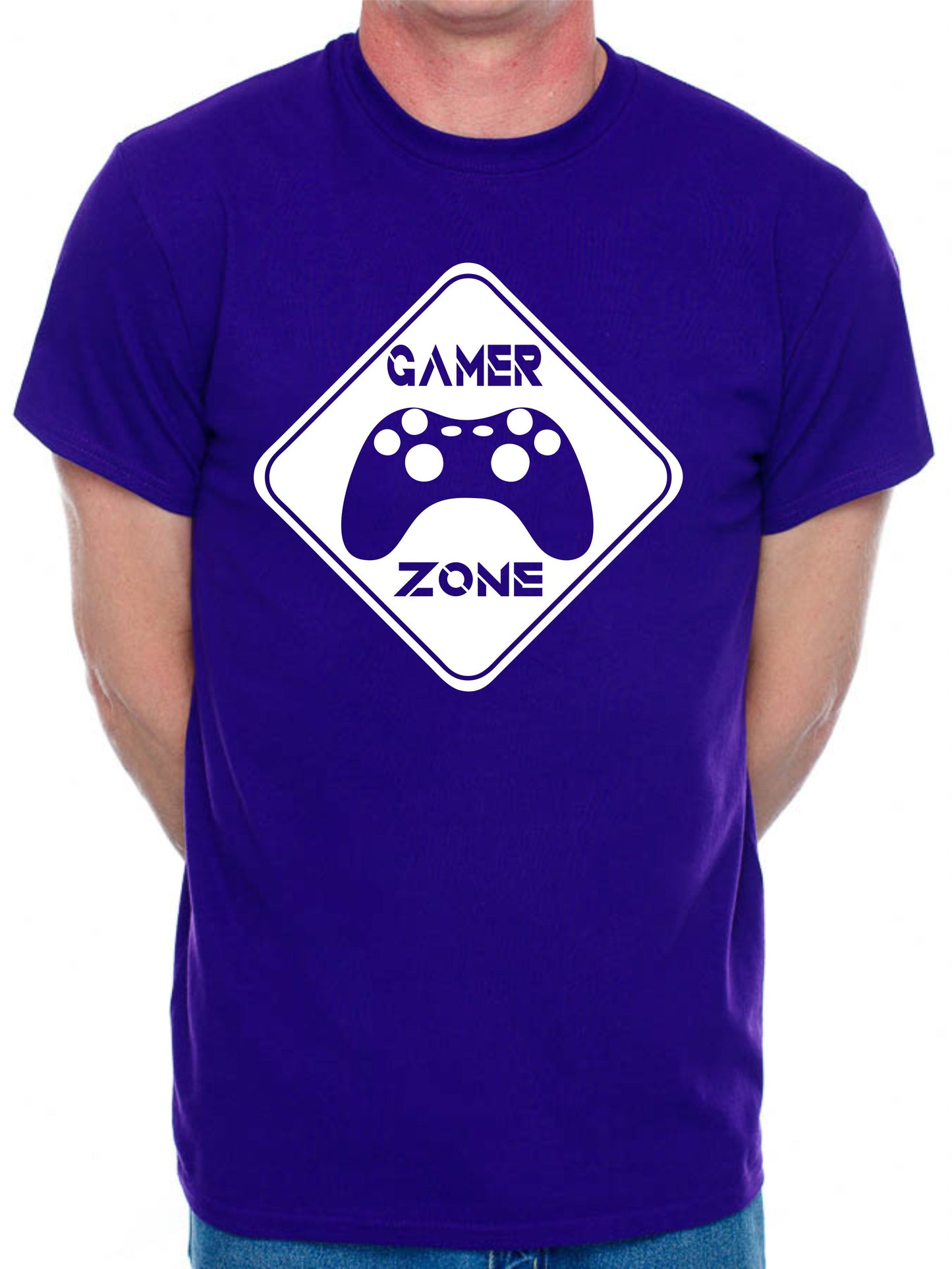 Gamer Zone Gift Gamer X-Box Retro Mens T-Shirt Gaming T-Shirt Slogan