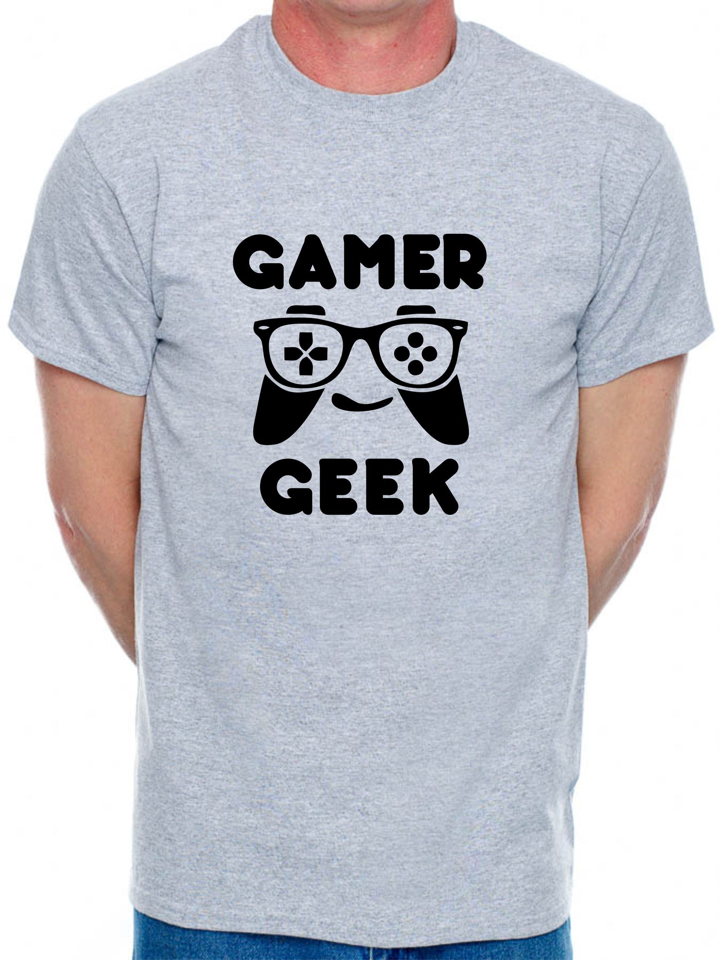 Gamer Geek Gift Mens T-Shirt Gaming T-Shirt Slogan Gamer Retro Playstation