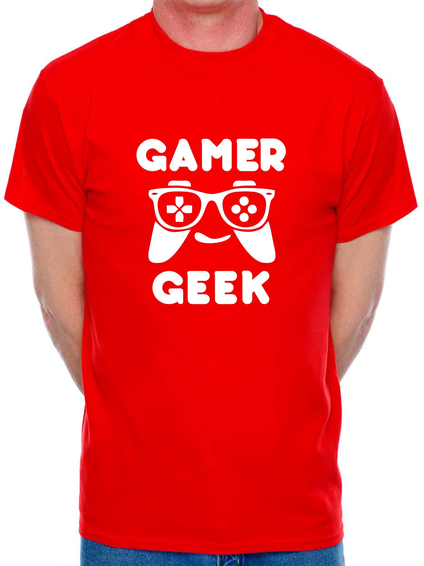 Gamer Geek Gift Mens T-Shirt Gaming T-Shirt Slogan Gamer Retro Playstation