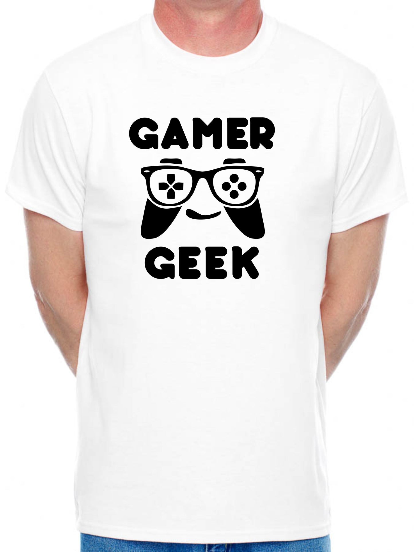 Gamer Geek Gift Mens T-Shirt Gaming T-Shirt Slogan Gamer Retro Playstation