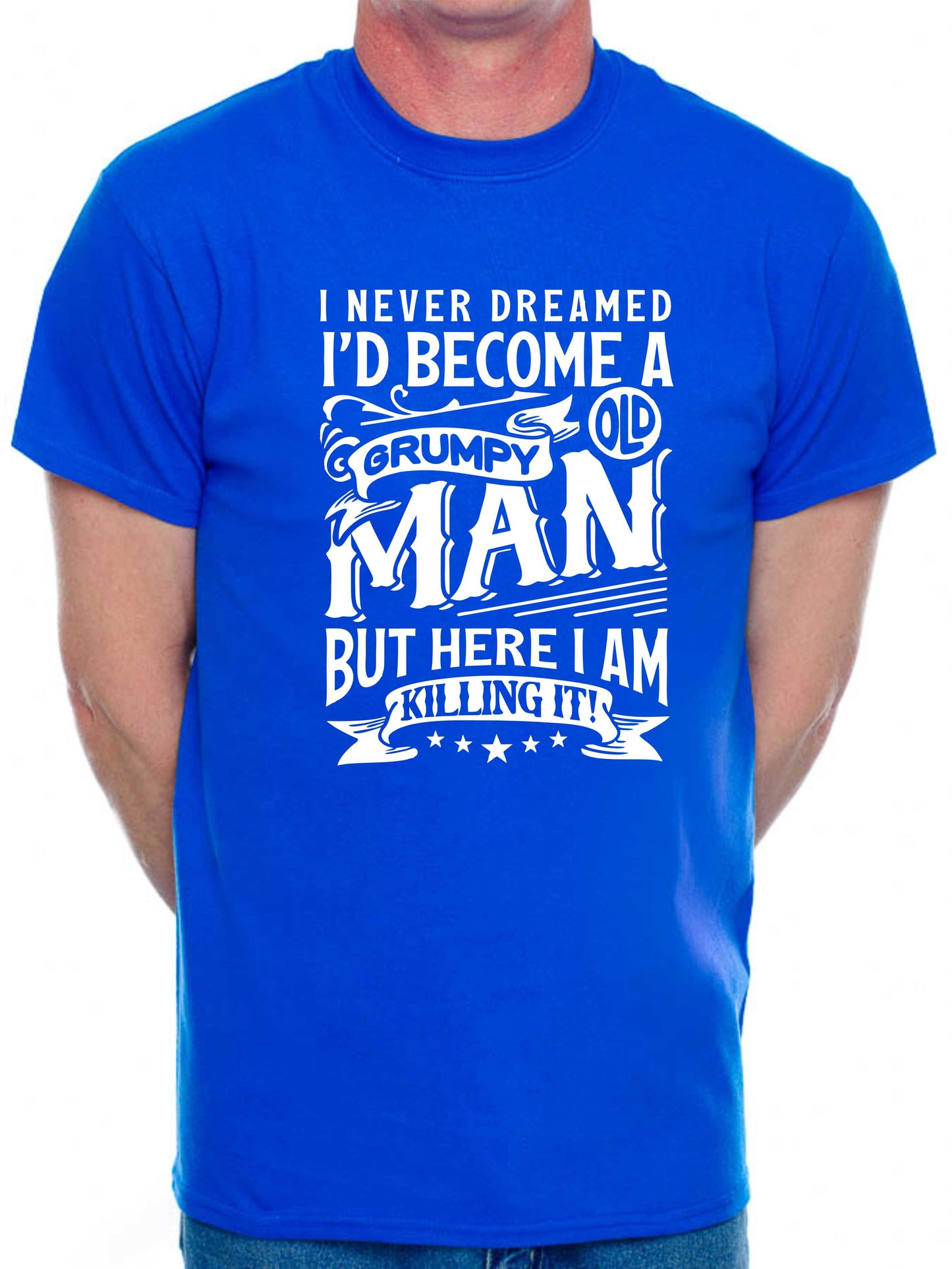 I've Become A Grumpy Old Man T-Shirt Funny Slogan Birthday Men Man's Tee