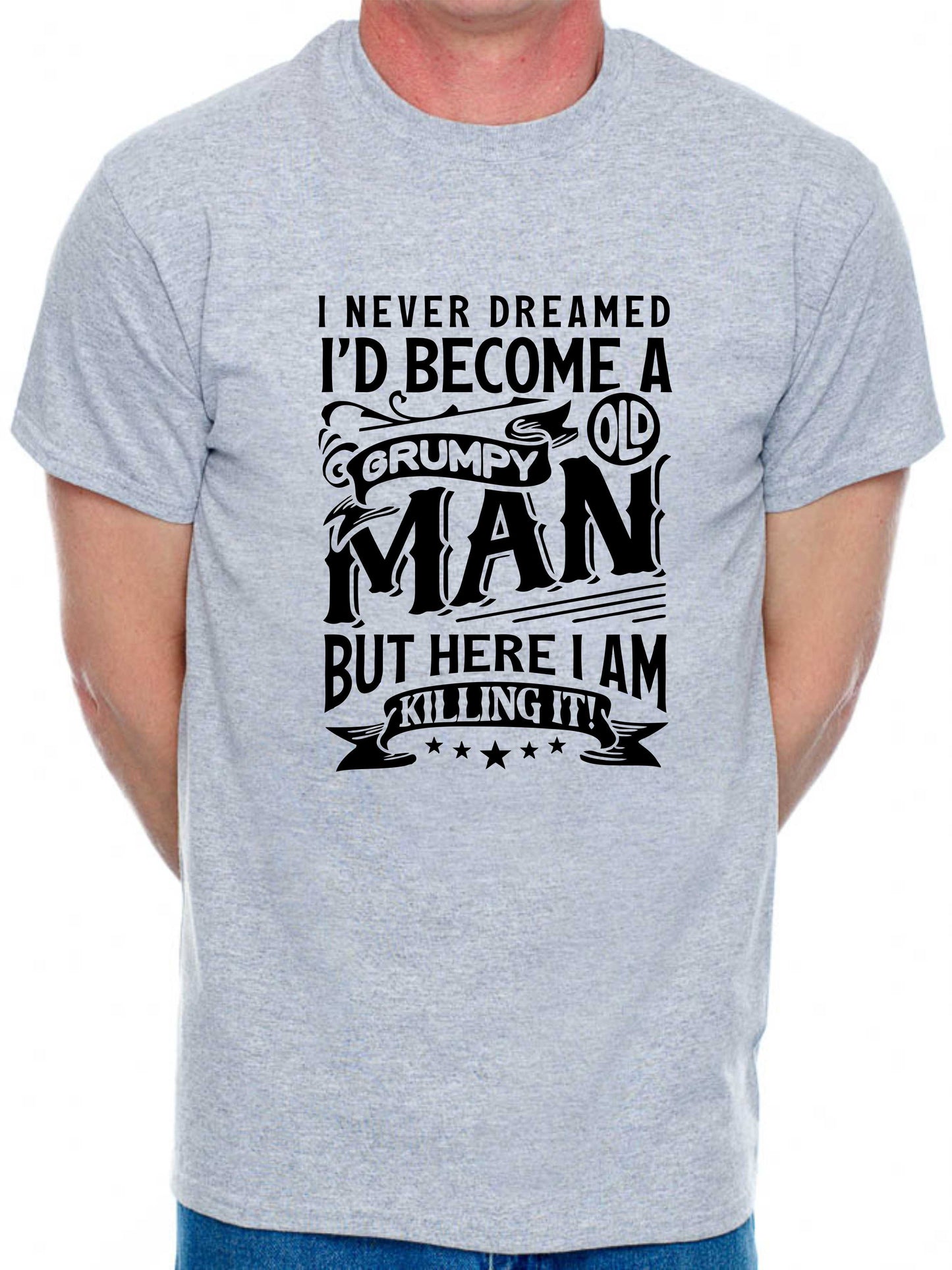 I've Become A Grumpy Old Man T-Shirt Funny Slogan Birthday Men Man's Tee