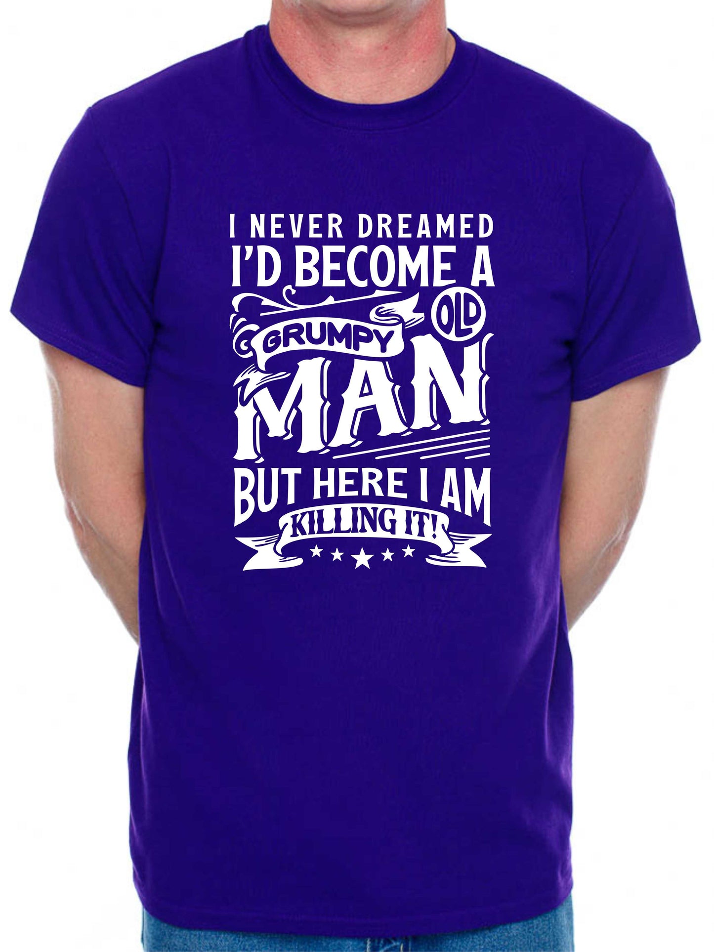 I've Become A Grumpy Old Man T-Shirt Funny Slogan Birthday Men Man's Tee