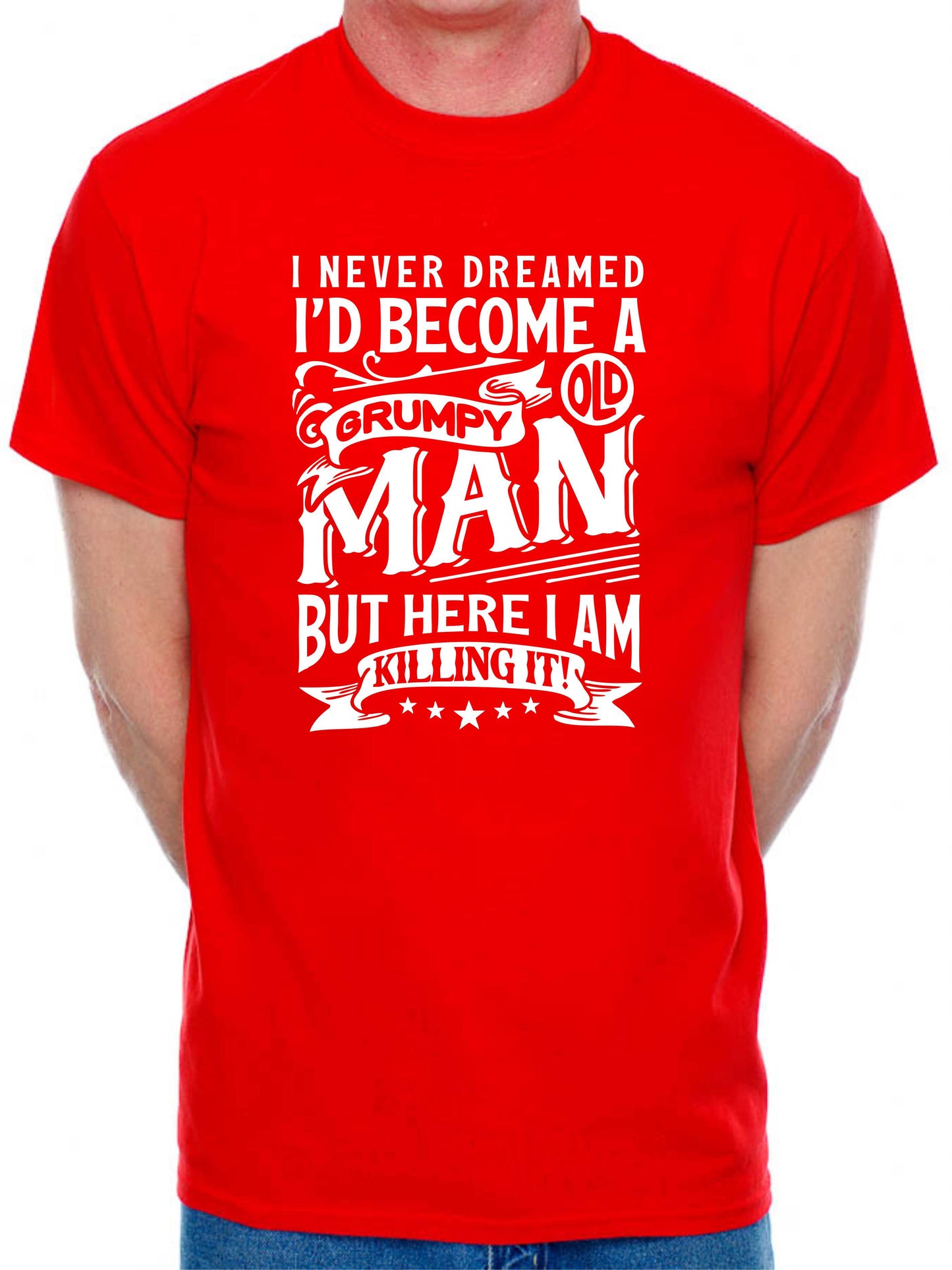 I've Become A Grumpy Old Man T-Shirt Funny Slogan Birthday Men Man's Tee
