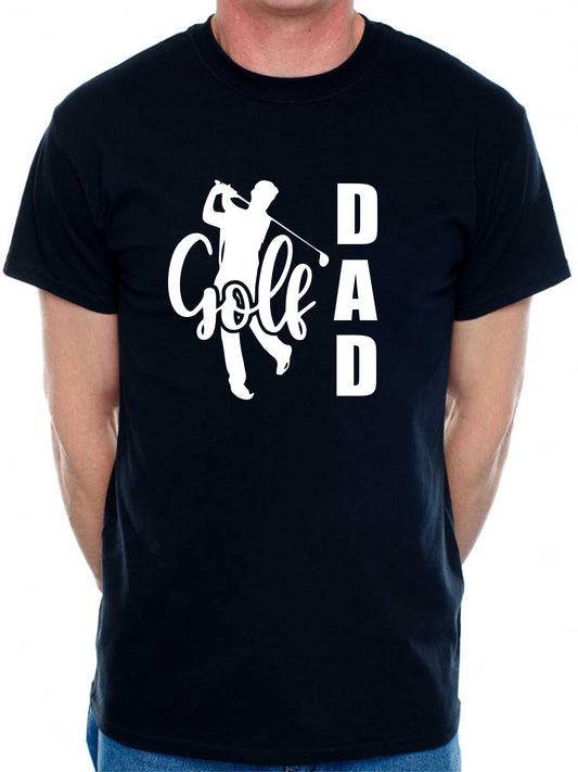 Golf Dad T-Shirt Funny Slogan Birthday Father's Day Golfer Men Man's Tee