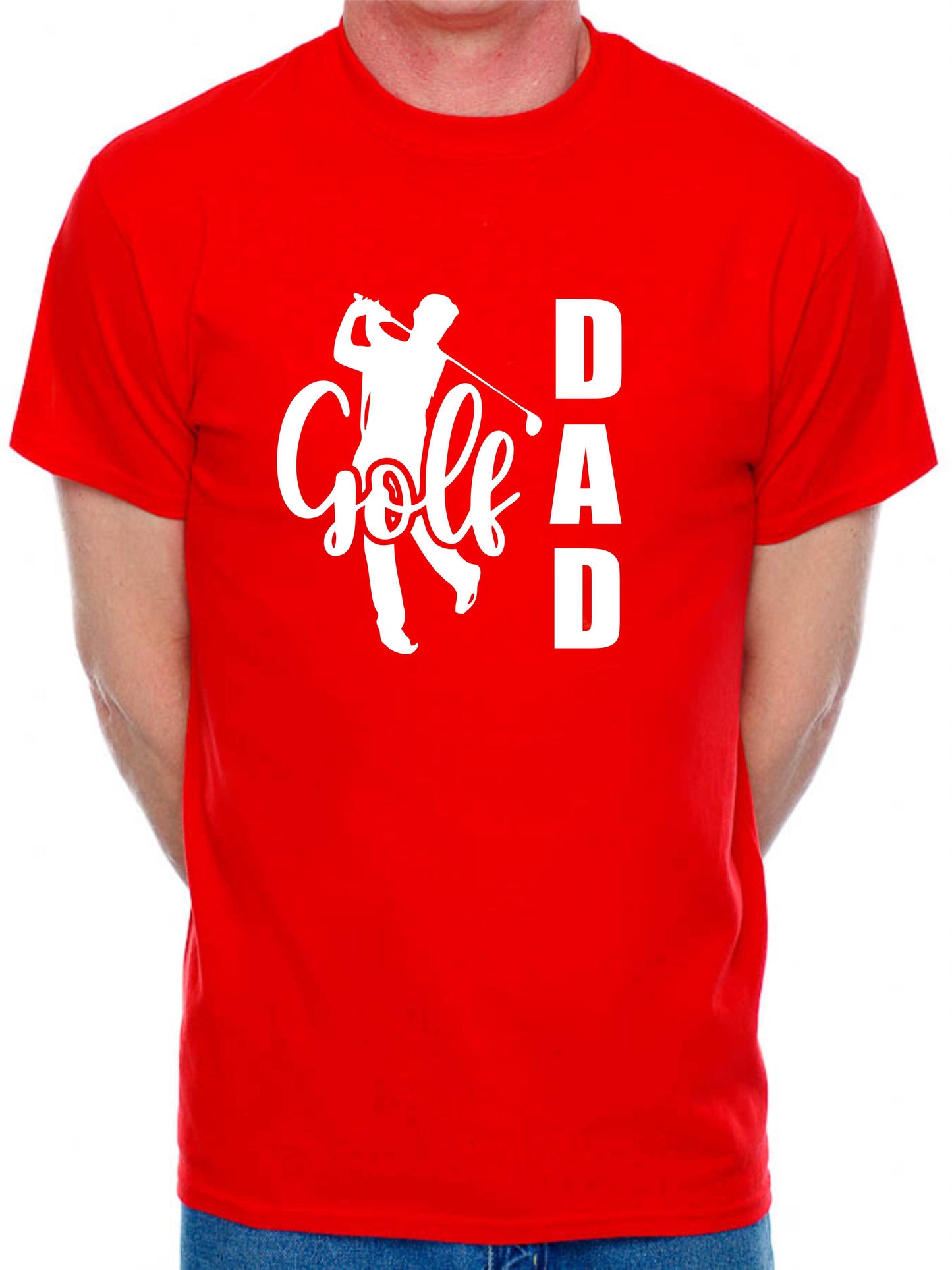 Golf Dad T-Shirt Funny Slogan Birthday Father's Day Golfer Men Man's Tee