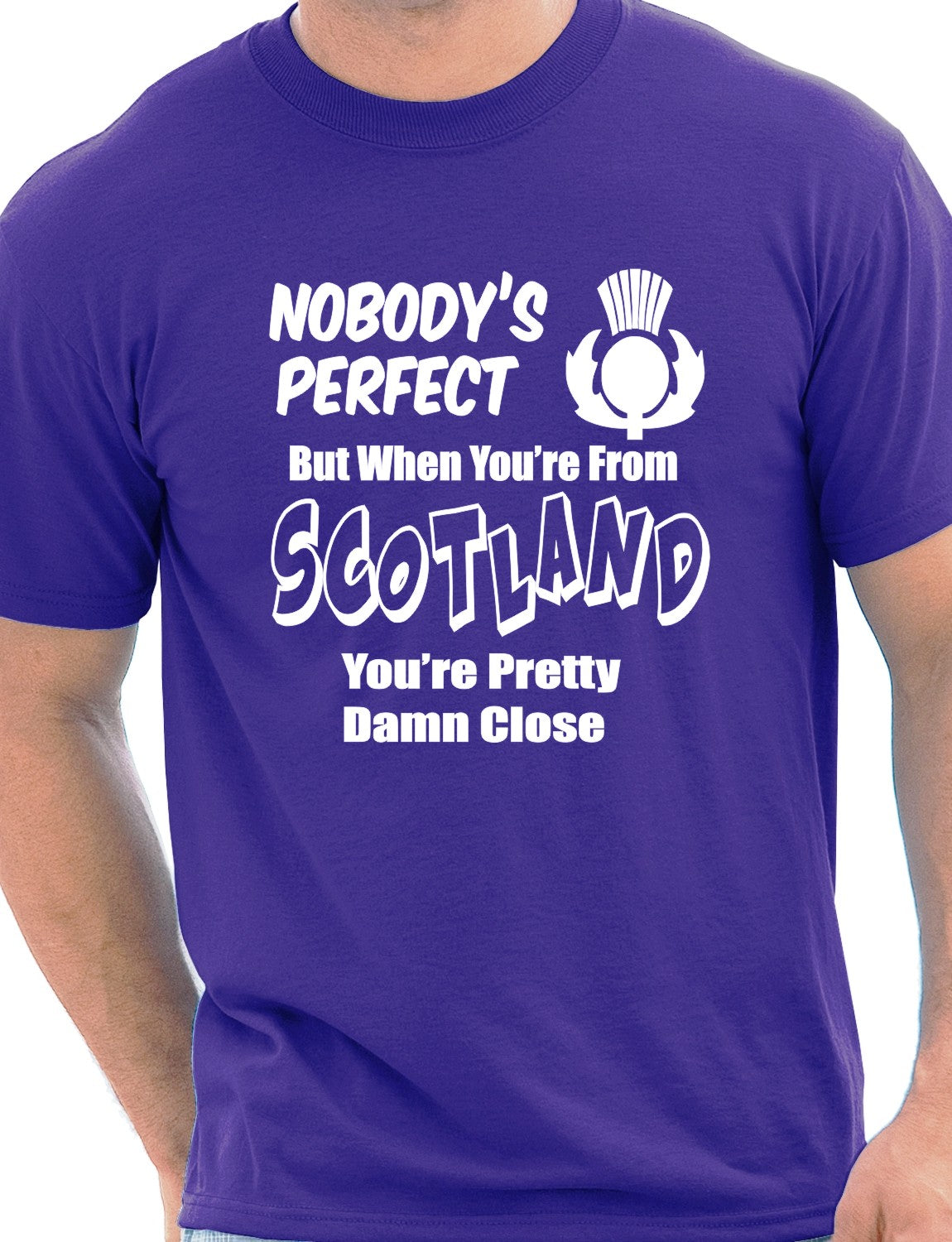 Proud To Be Scottish Mens T-shirt Size S-XXL